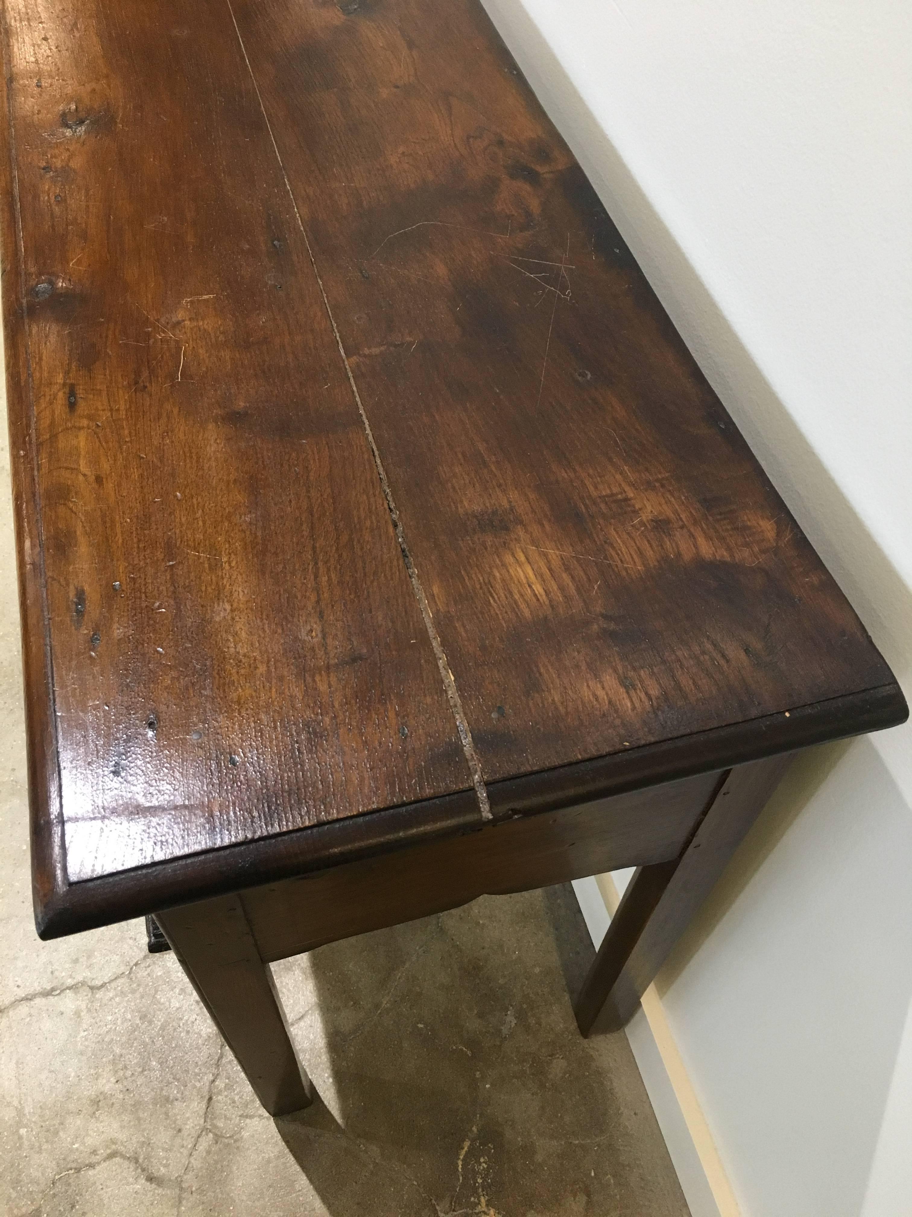 19th Century Georgian Three Drawer Server In Excellent Condition In Boston, MA