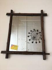 19th Century French Black Forest Mirror