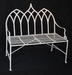 Gothic Style Iron Indoor/Outdoor Setee