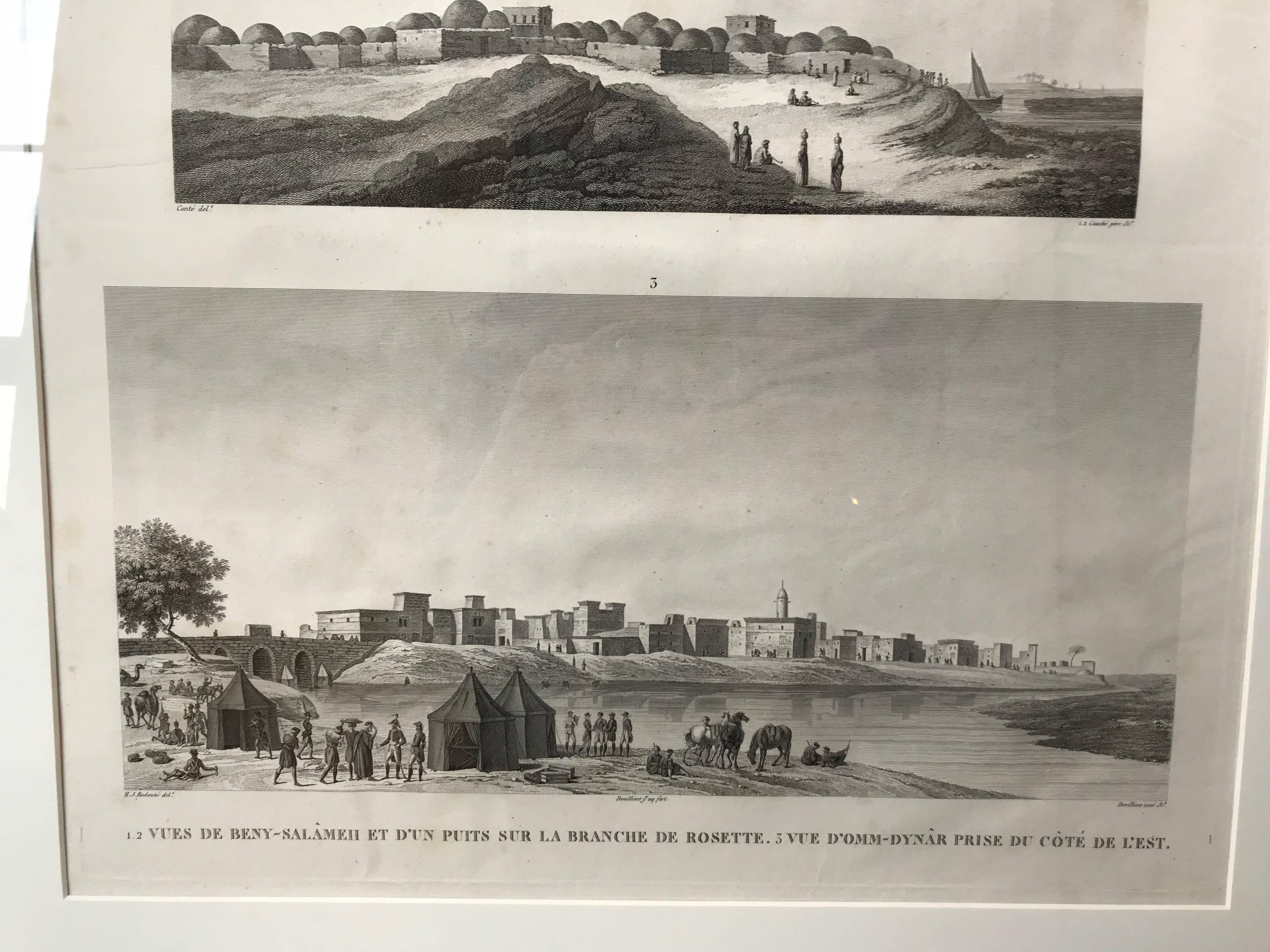 French 19th Century Egyptian Landscape For Sale