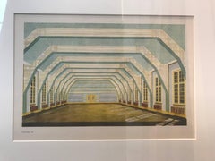 20th Century Dutch Architectural Interior Rendering