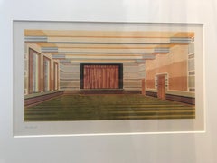 20th Century, Dutch Architectural Interior Rendering