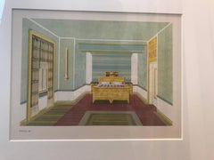 20th Century, Dutch Architectural Interior Rendering