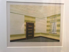 20th Century Dutch Architectural Interior Rendering