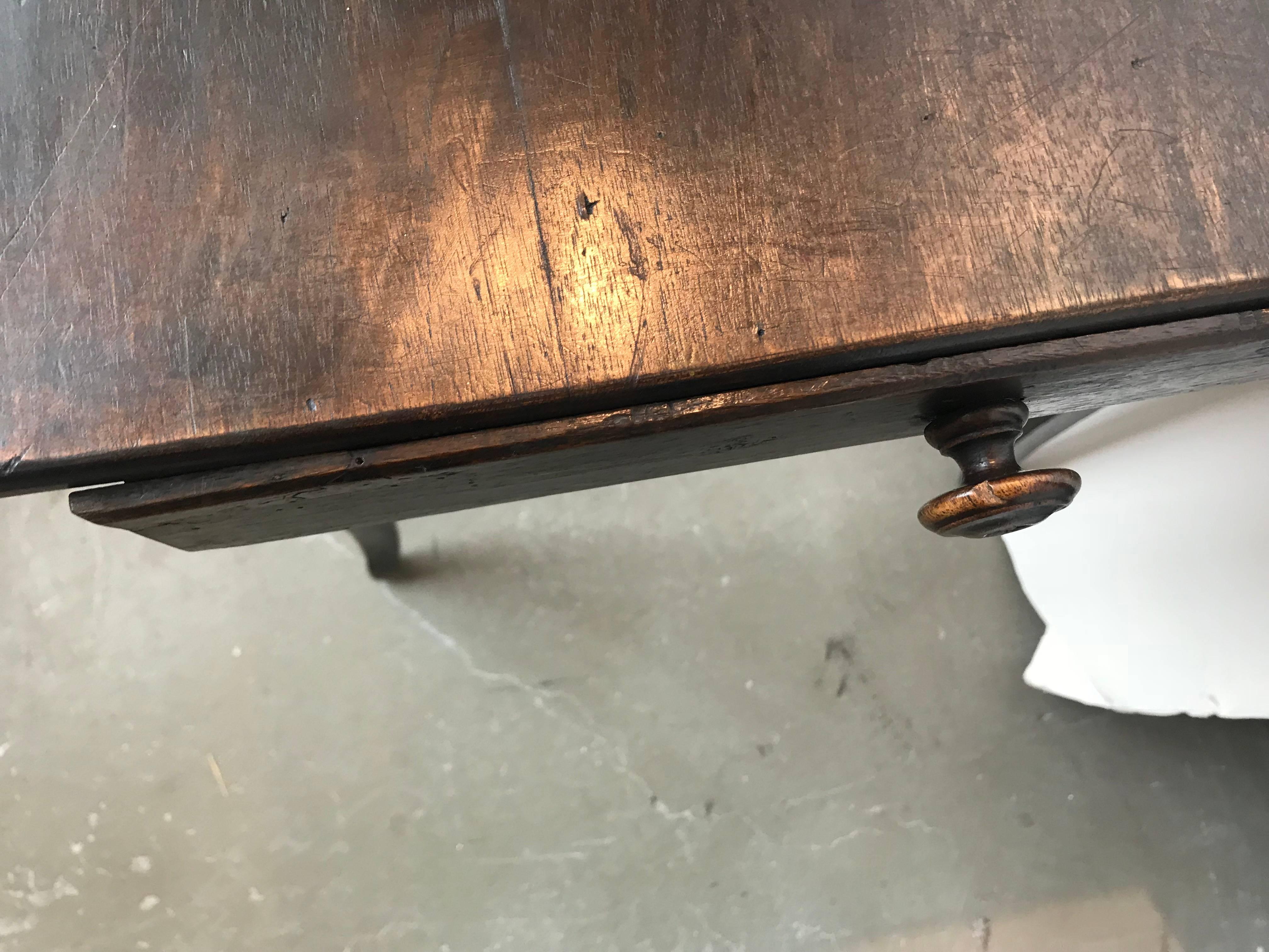 19th Century French Oak Work Table For Sale 2