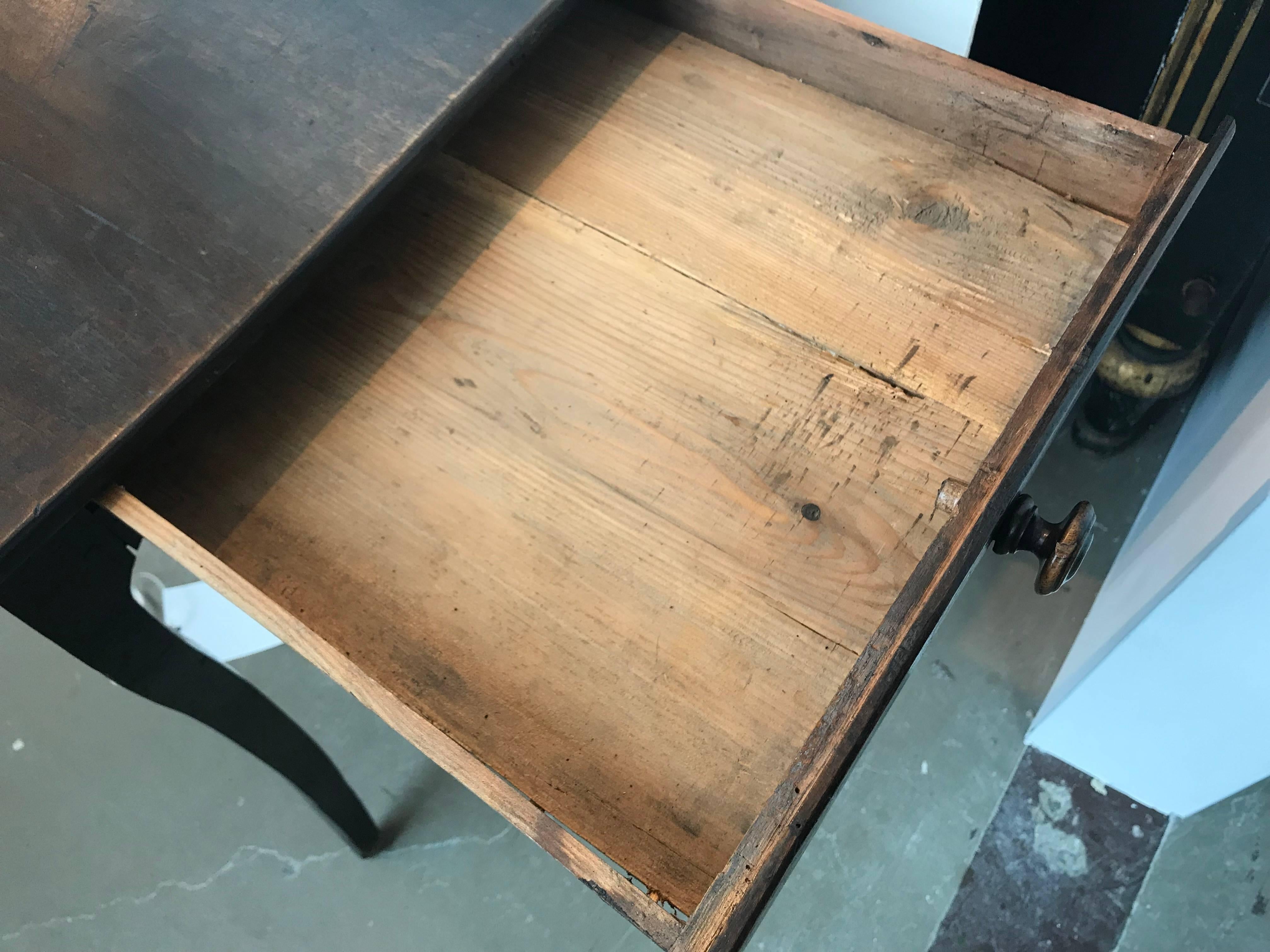 19th Century French Oak Work Table For Sale 3