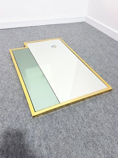Brass Wall Mirror, made in Italy, 1970s