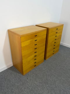 Set of two drawer units/filing cabinets by Dutch designer Derk Jan De Vries
