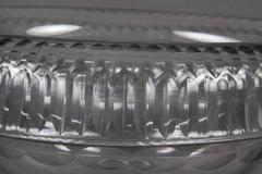 Compote à pied en verre taillé irlandais George III