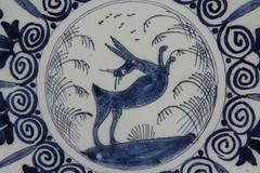 Large Delft Blue and White Plate