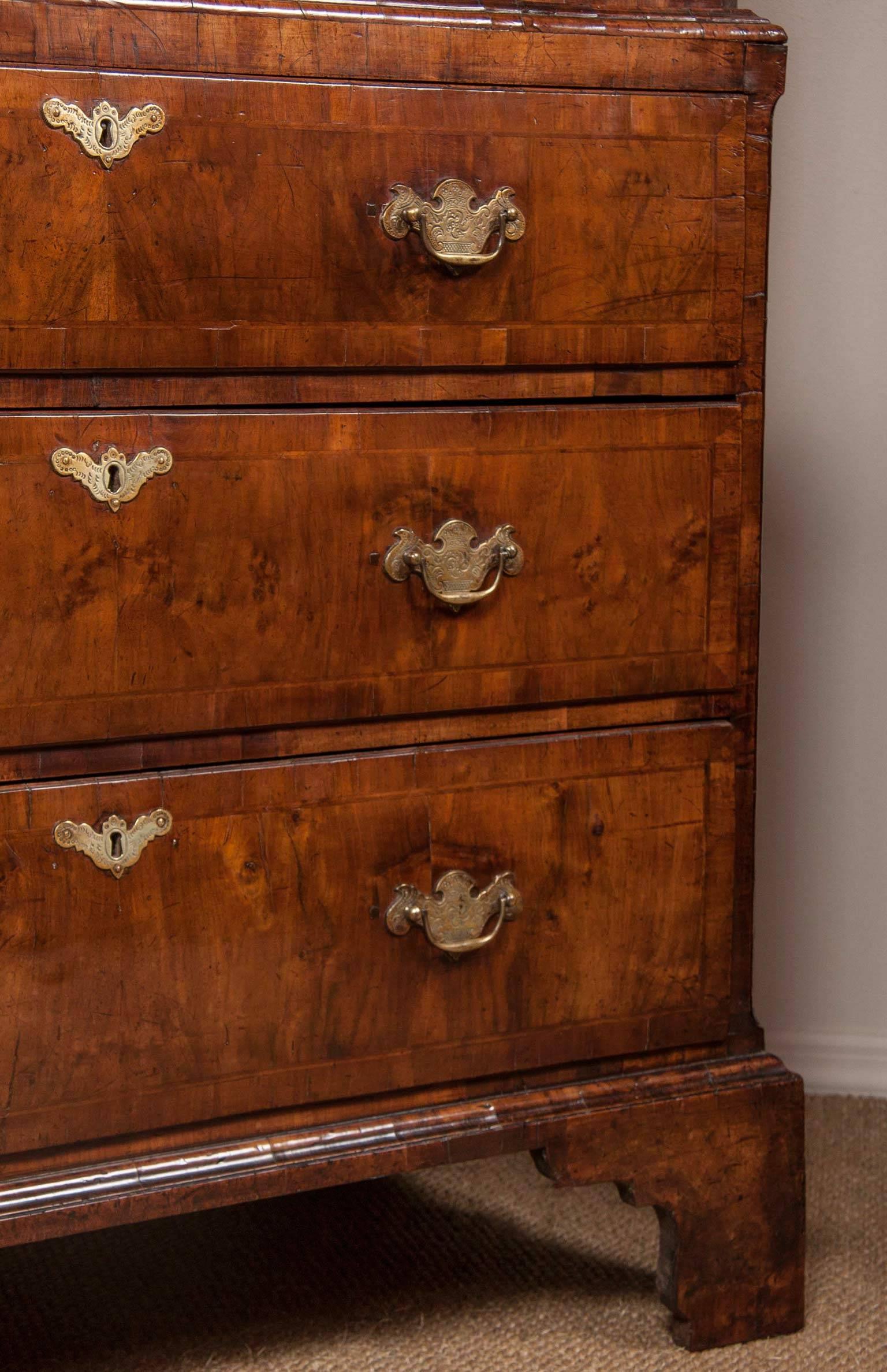 George I Walnut Chest on Chest 1