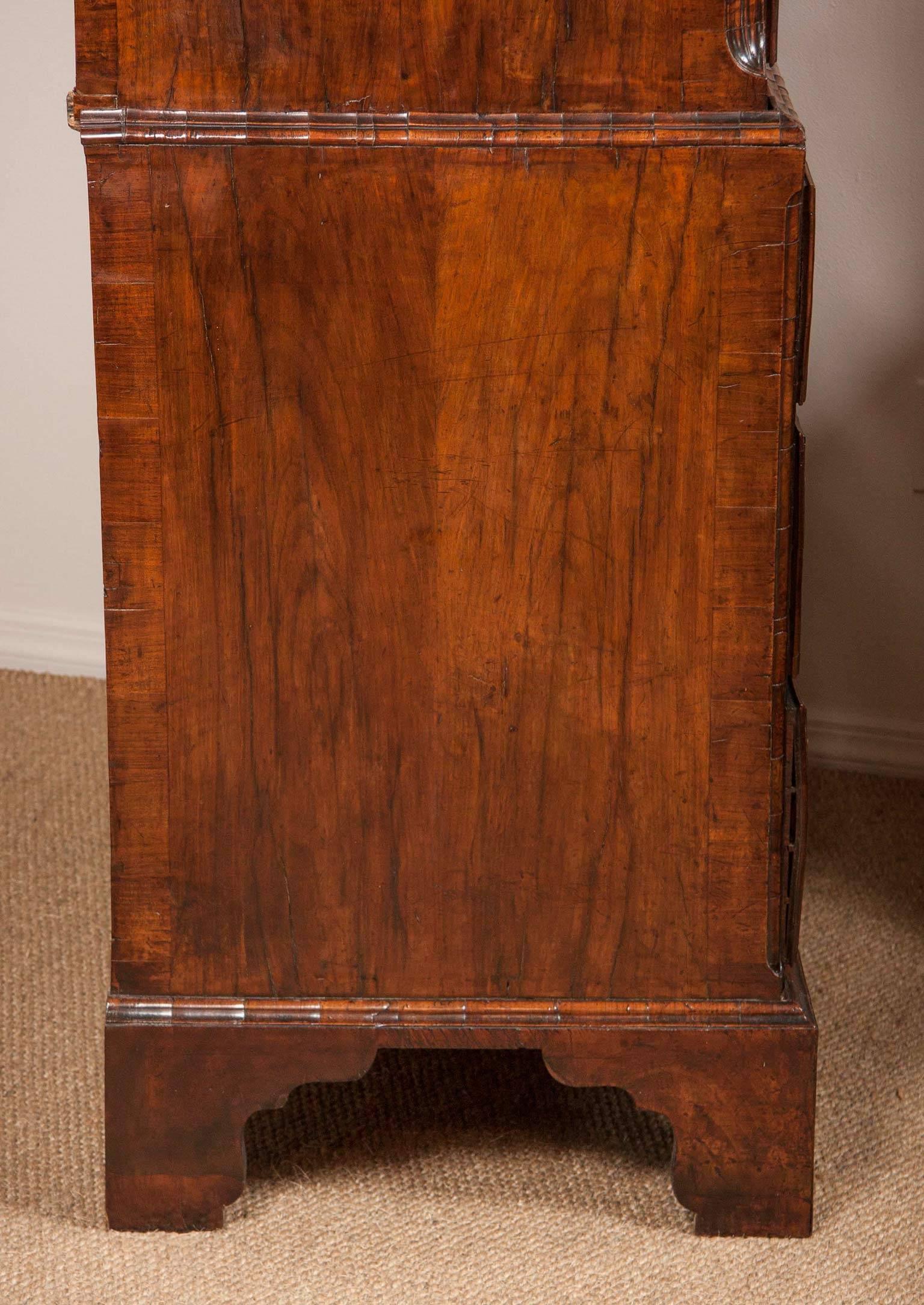 George I Walnut Chest on Chest 2