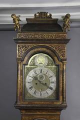 George III Japanned Tall Case Clock by William Harvey