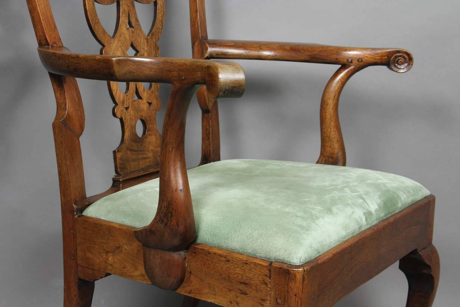 George II Walnut Armchair 1