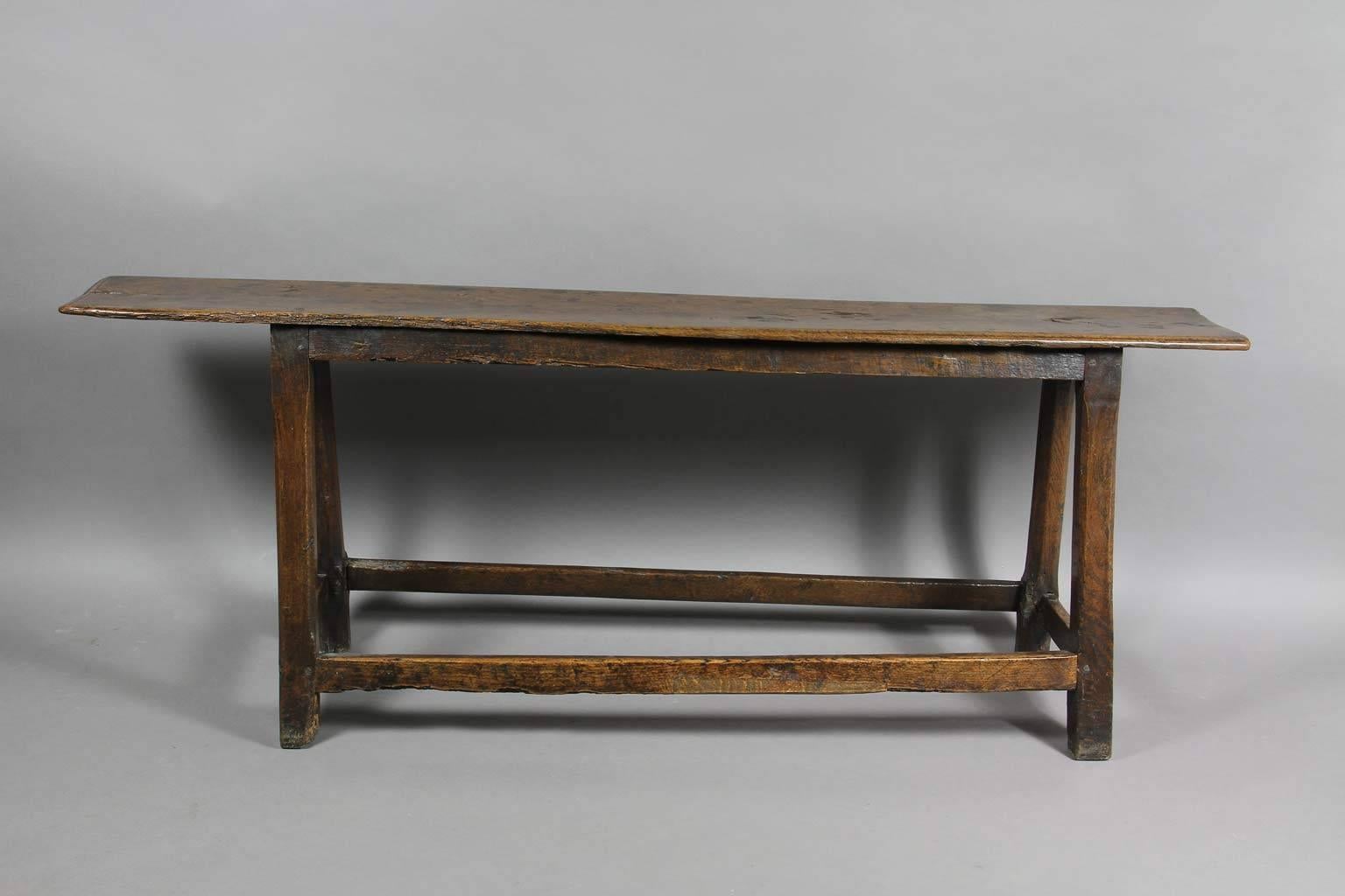 English Jacobean Oak Bench