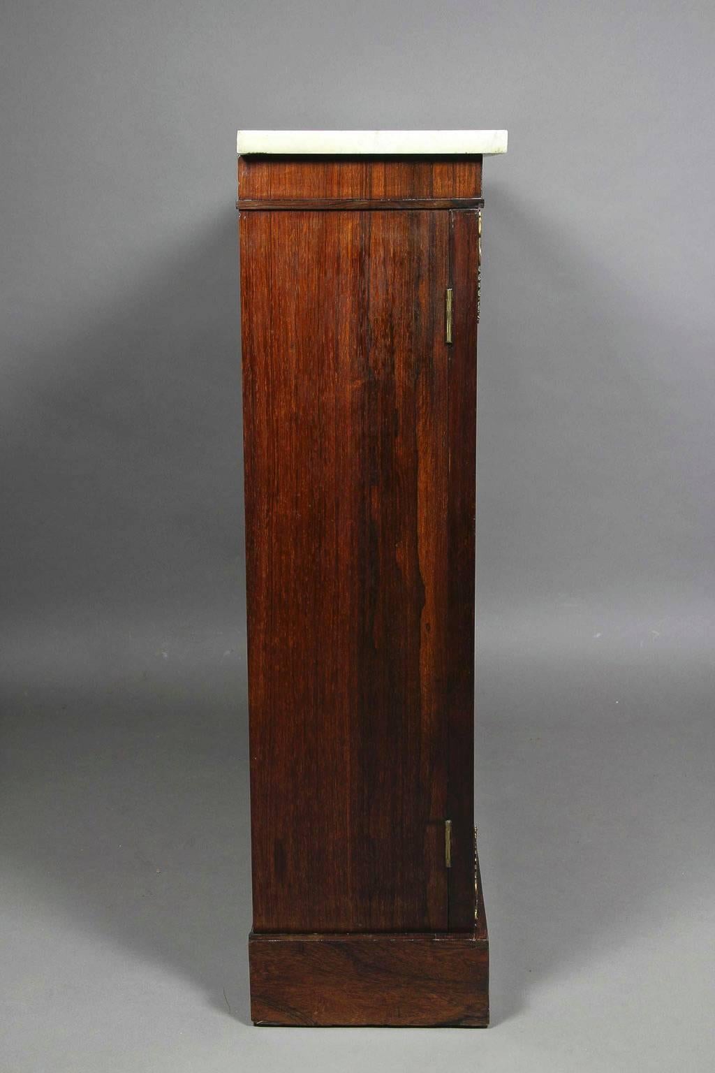 19th Century Regency Rosewood and Bronze-Mounted Credenza