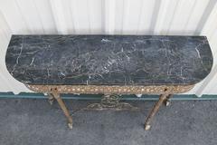 Oscar Bach Bronze and Wrought Iron Console Table