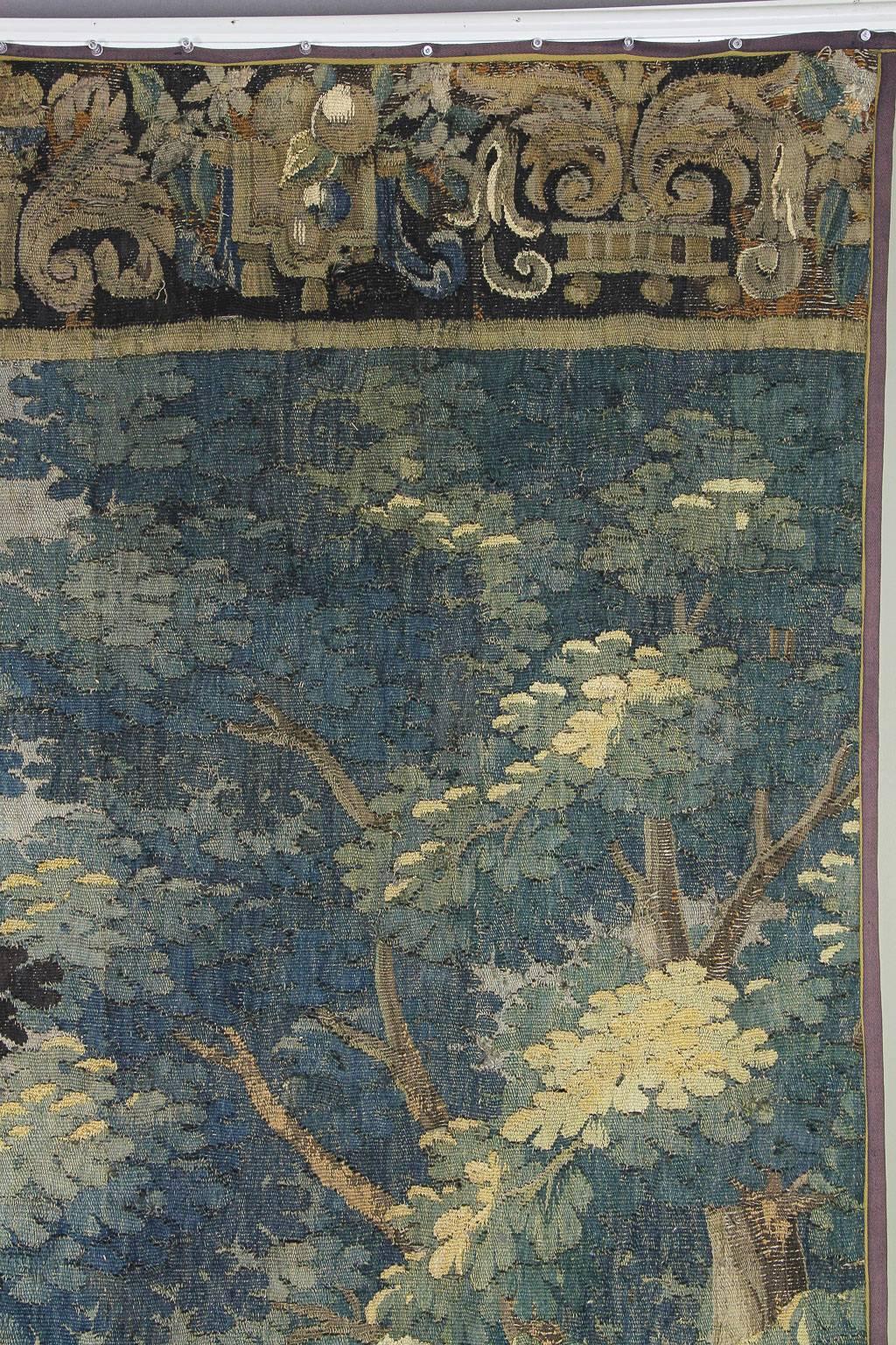 Early 18th Century Flemish Verdure Tapestry