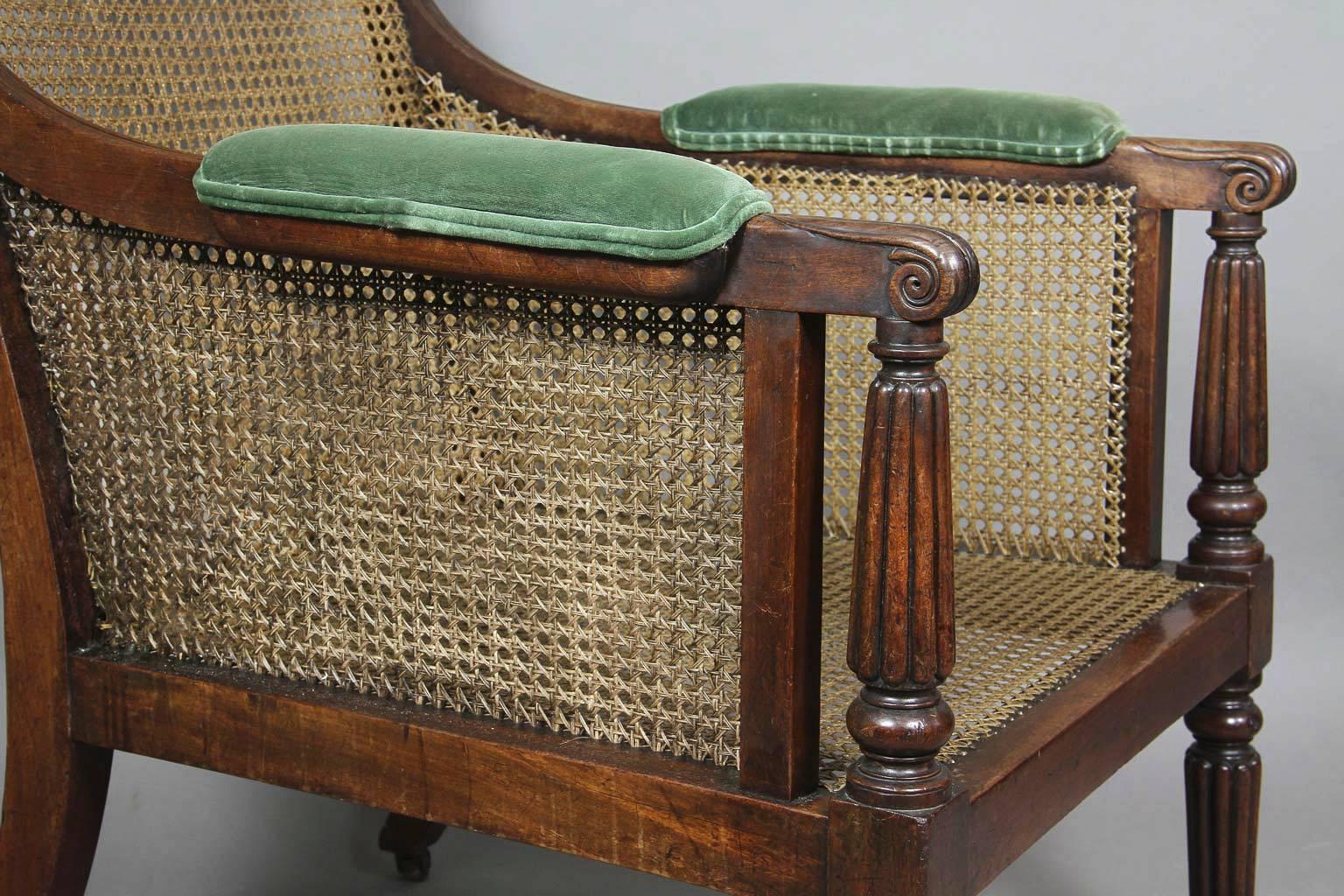 caned bergere chairs