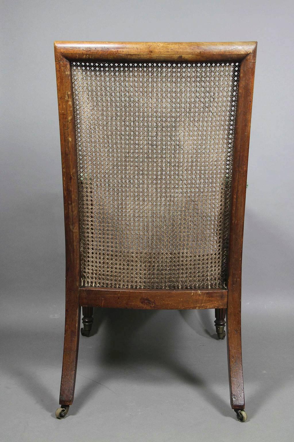 Other Regency Mahogany Caned Bergere Chair