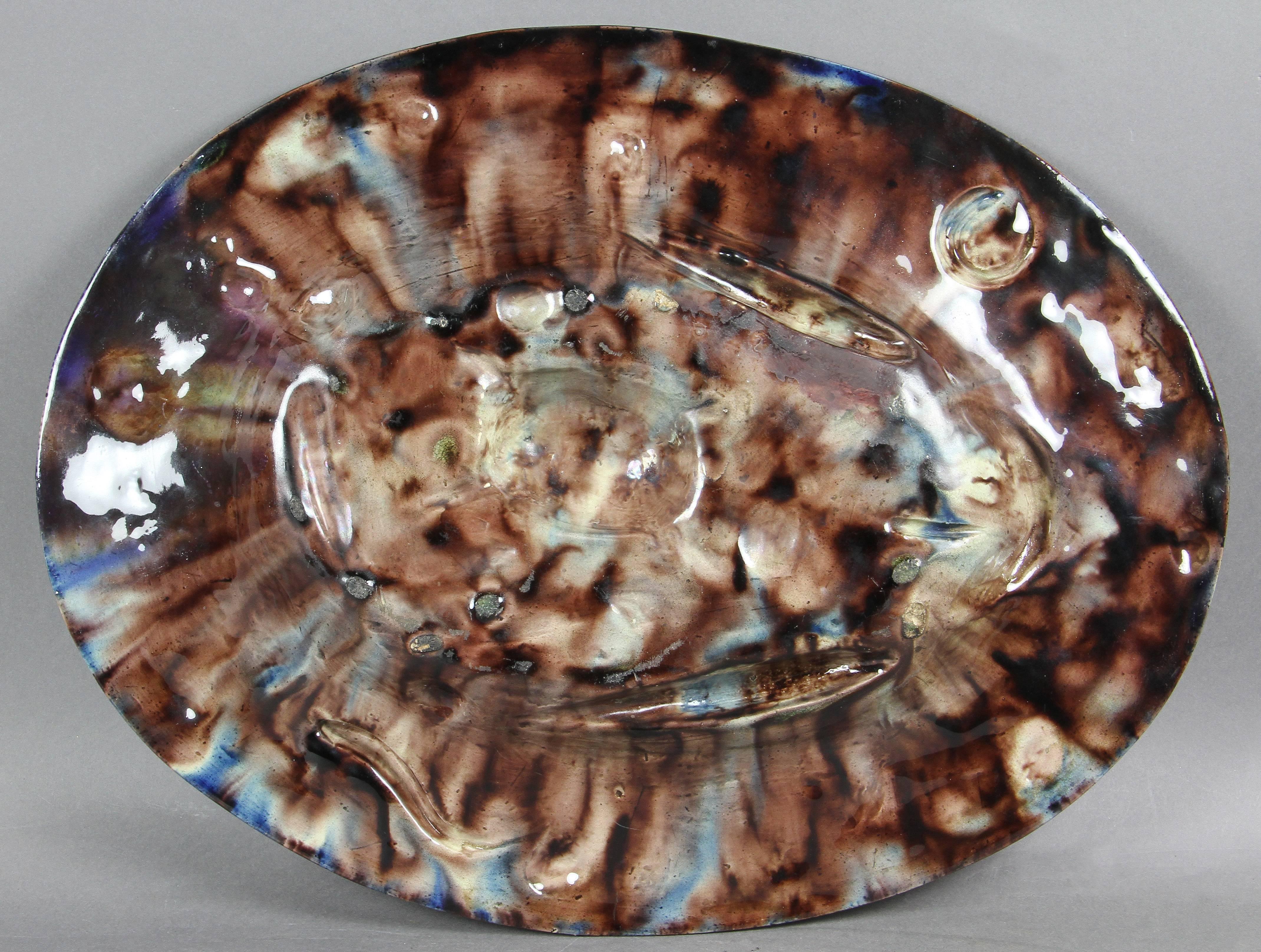 Palissy Ware Platter by George Pull 4