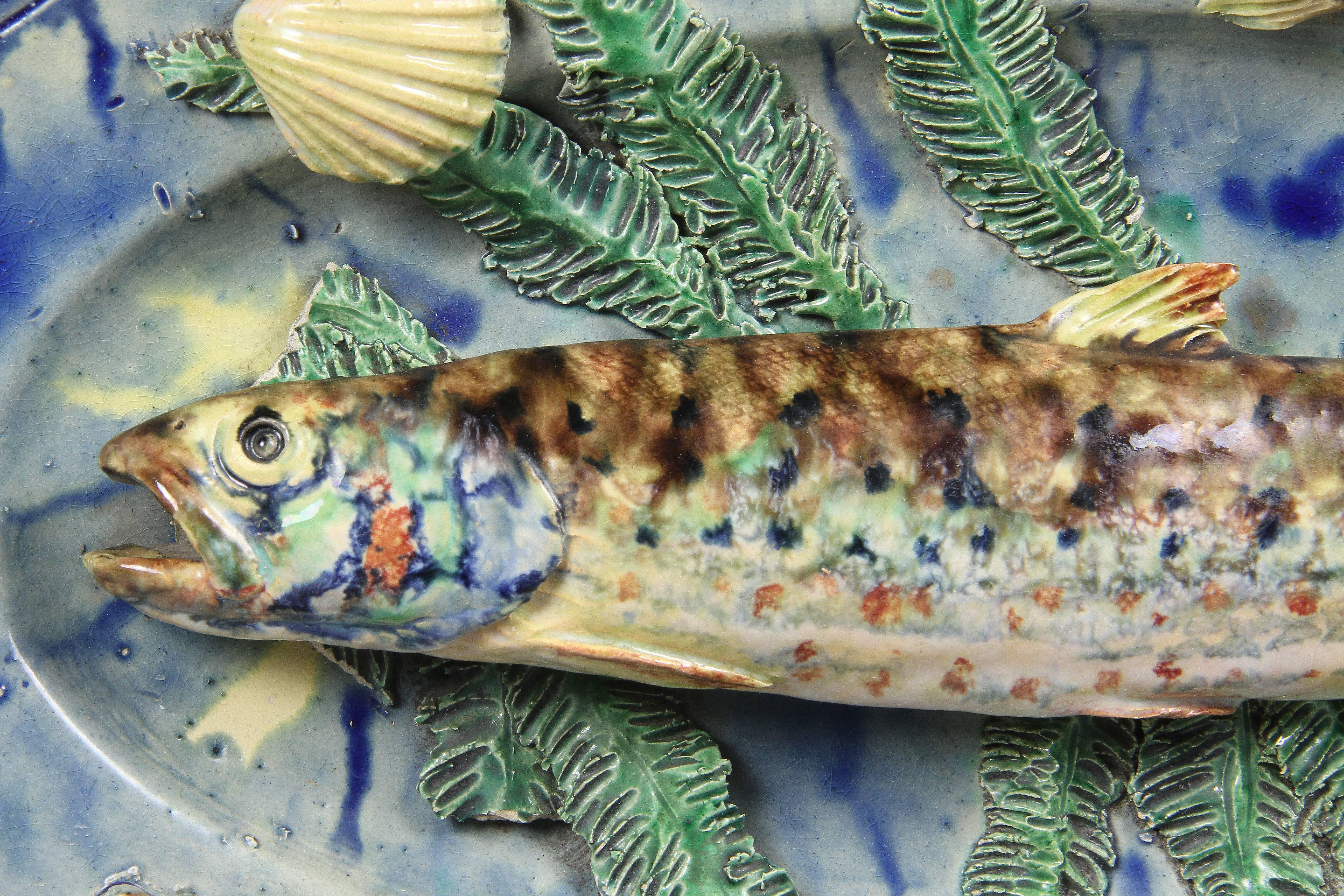Palissy Ware Fish Platter 2