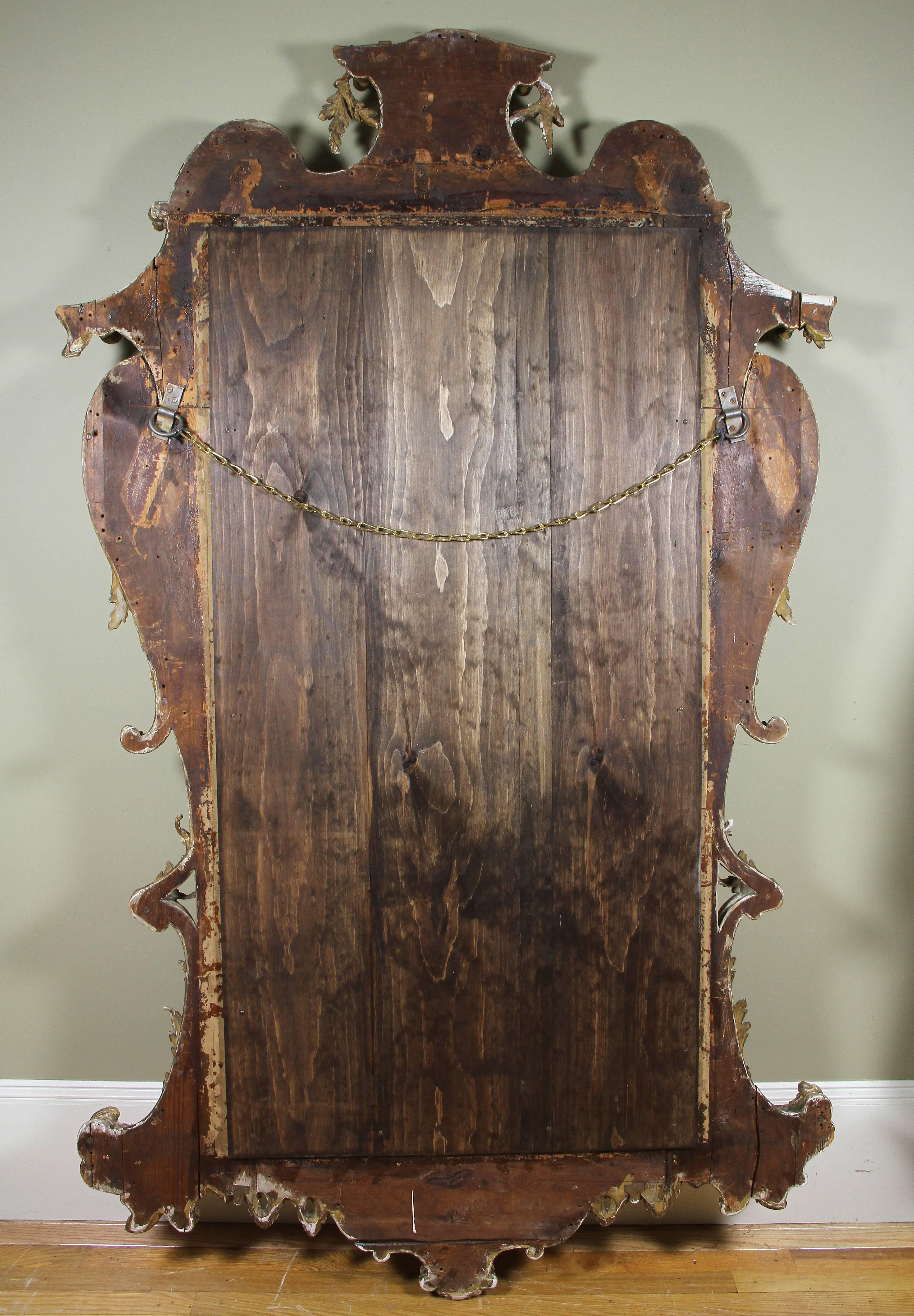 Large George III Giltwood Mirror 3