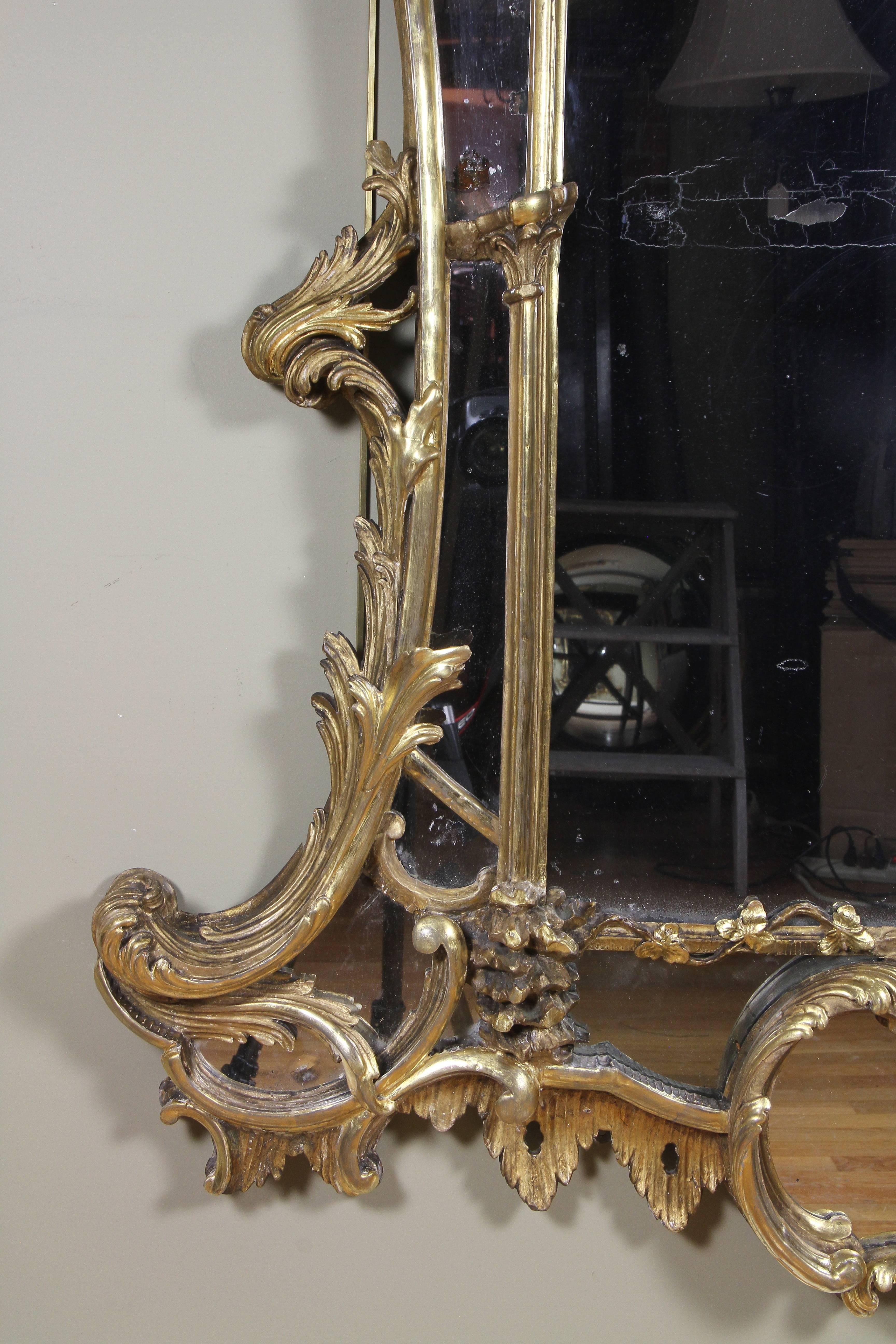 Other Large George III Giltwood Mirror