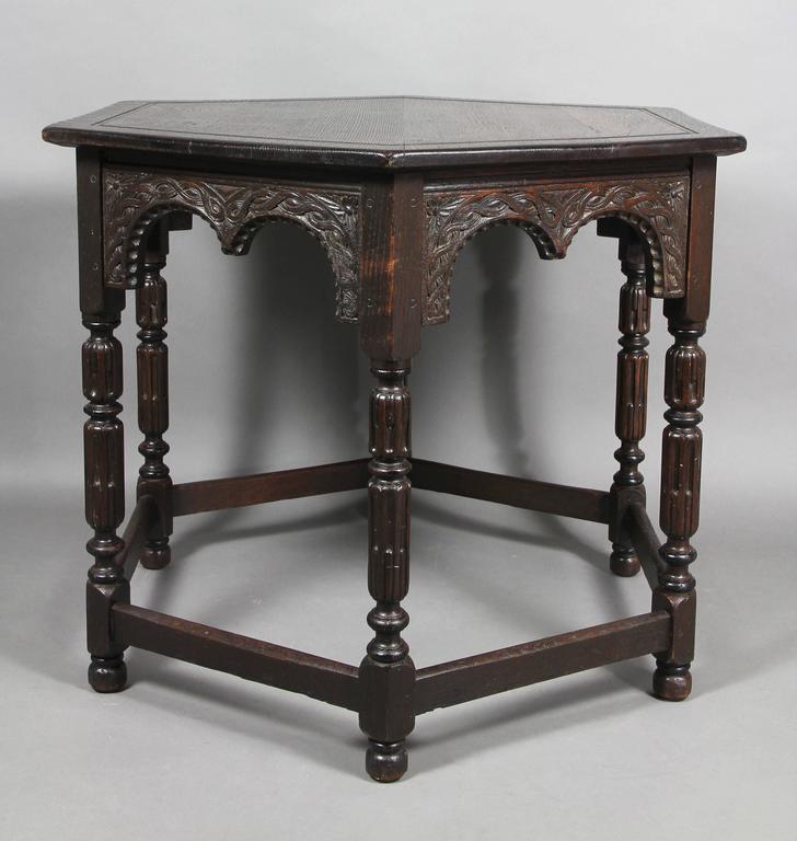 Jacobean Style Oak Table For Sale at 1stDibs