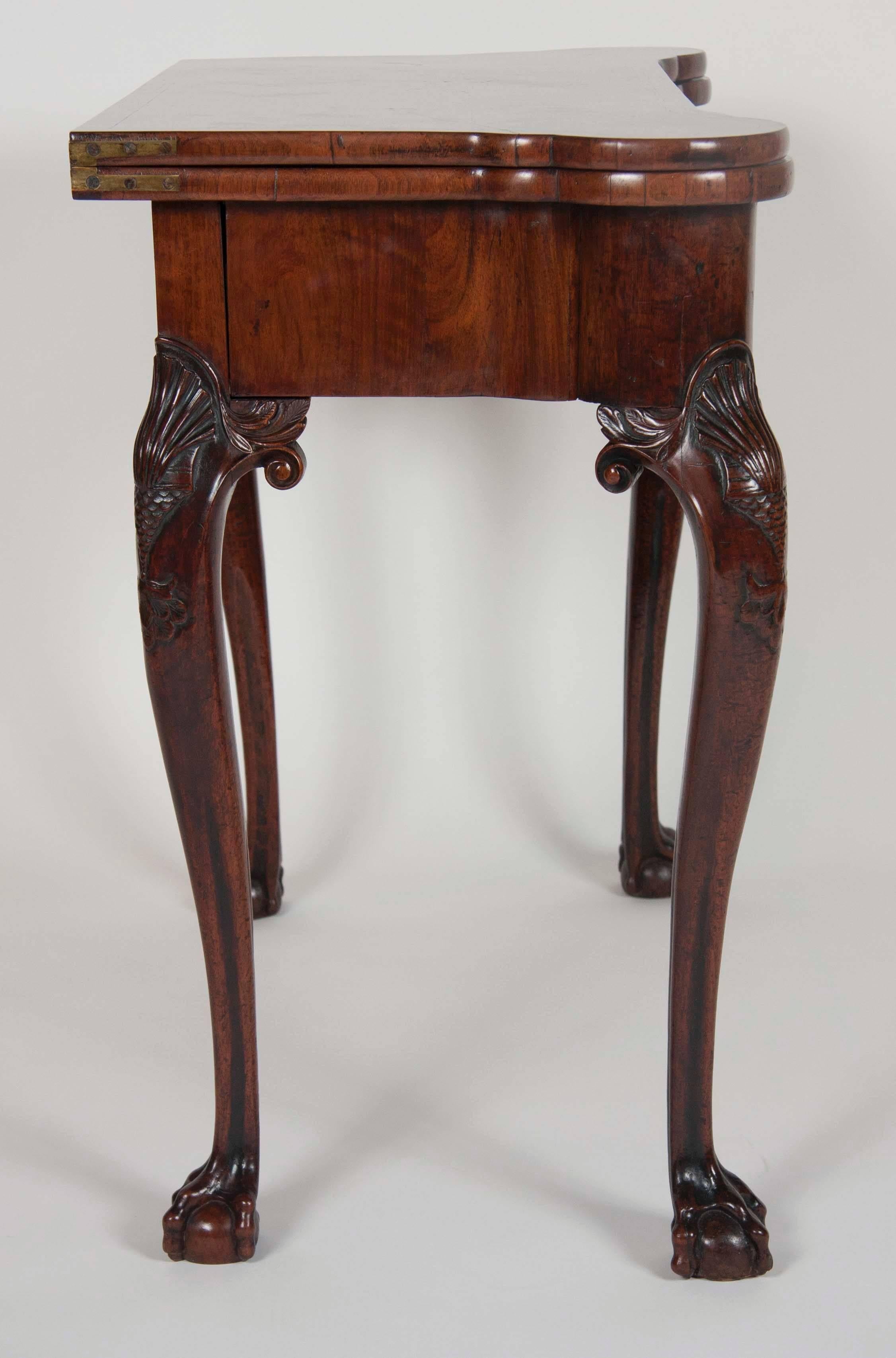 Early 18th Century George I Walnut Games Table