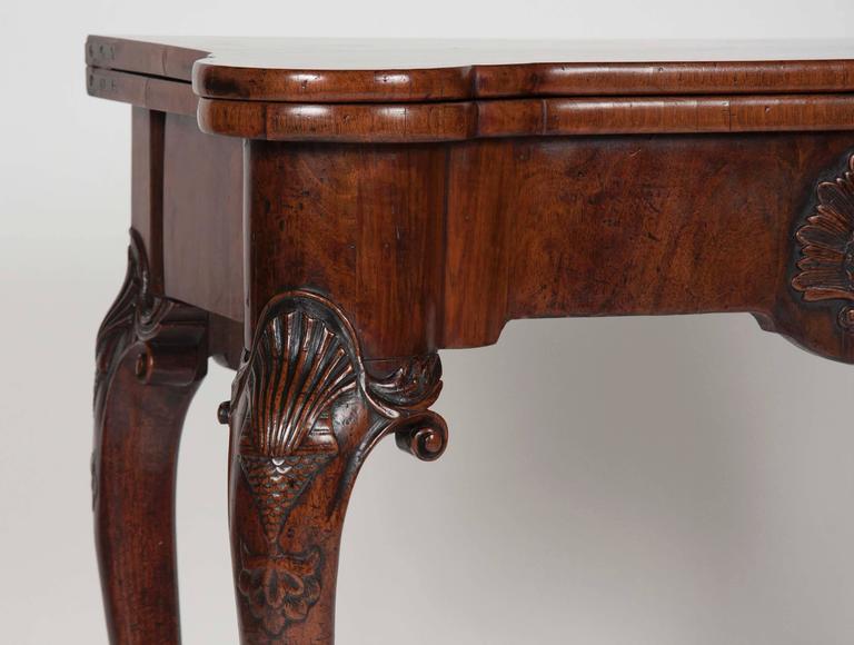 George I Walnut Games Table For Sale at 1stDibs
