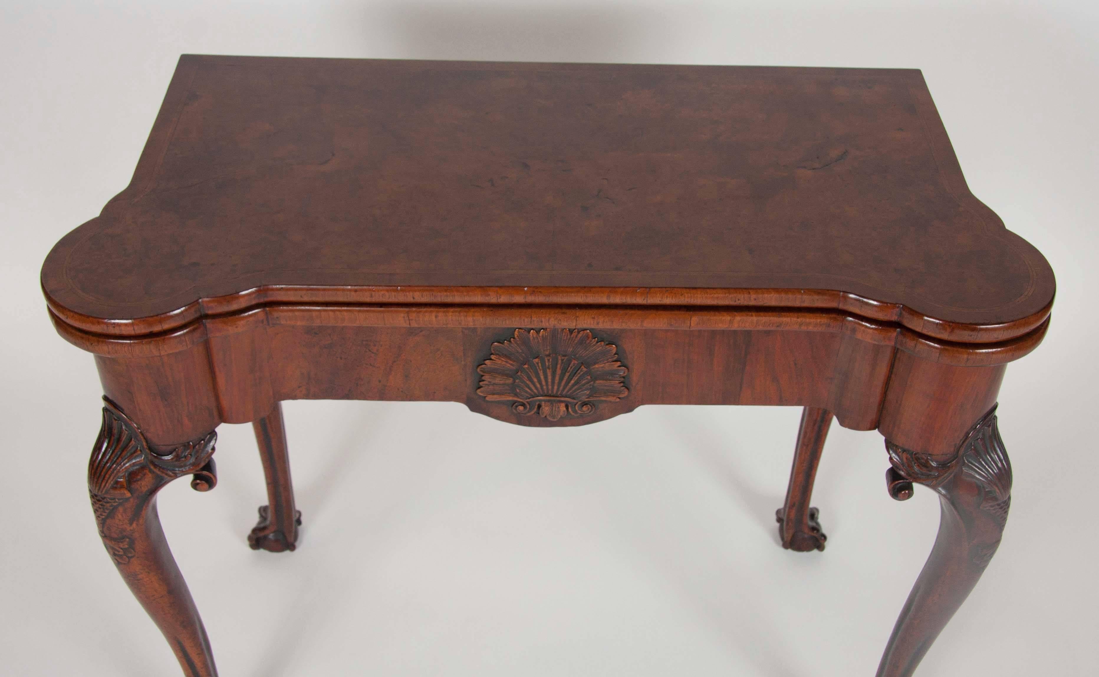 Other George I Walnut Games Table