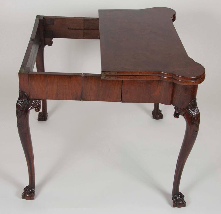 George I Walnut Games Table For Sale at 1stDibs