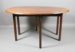 George III Mahogany Drop-Leaf Hunt Table