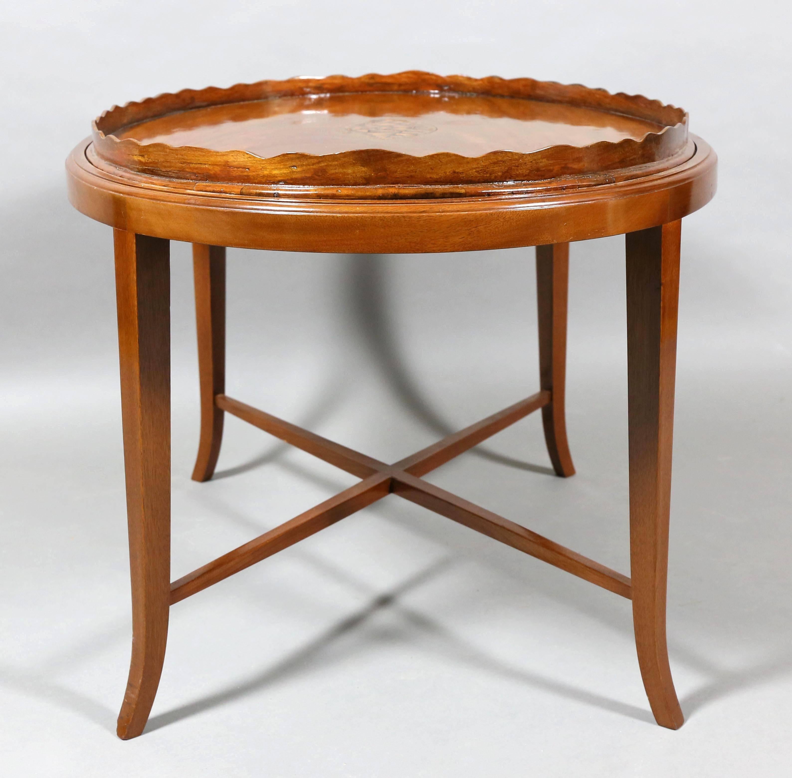 Georgian George III Mahogany Tray Top Coffee Table