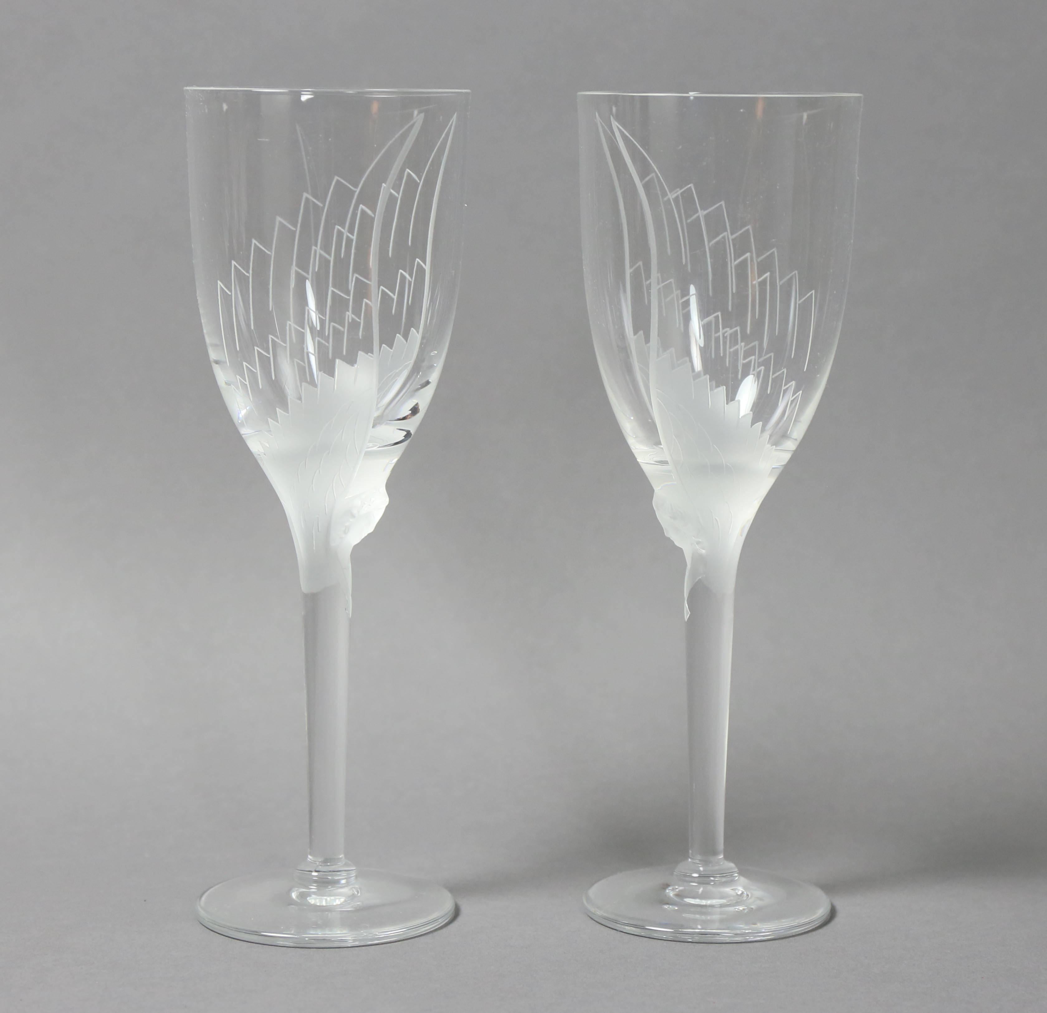 lalique angel glasses