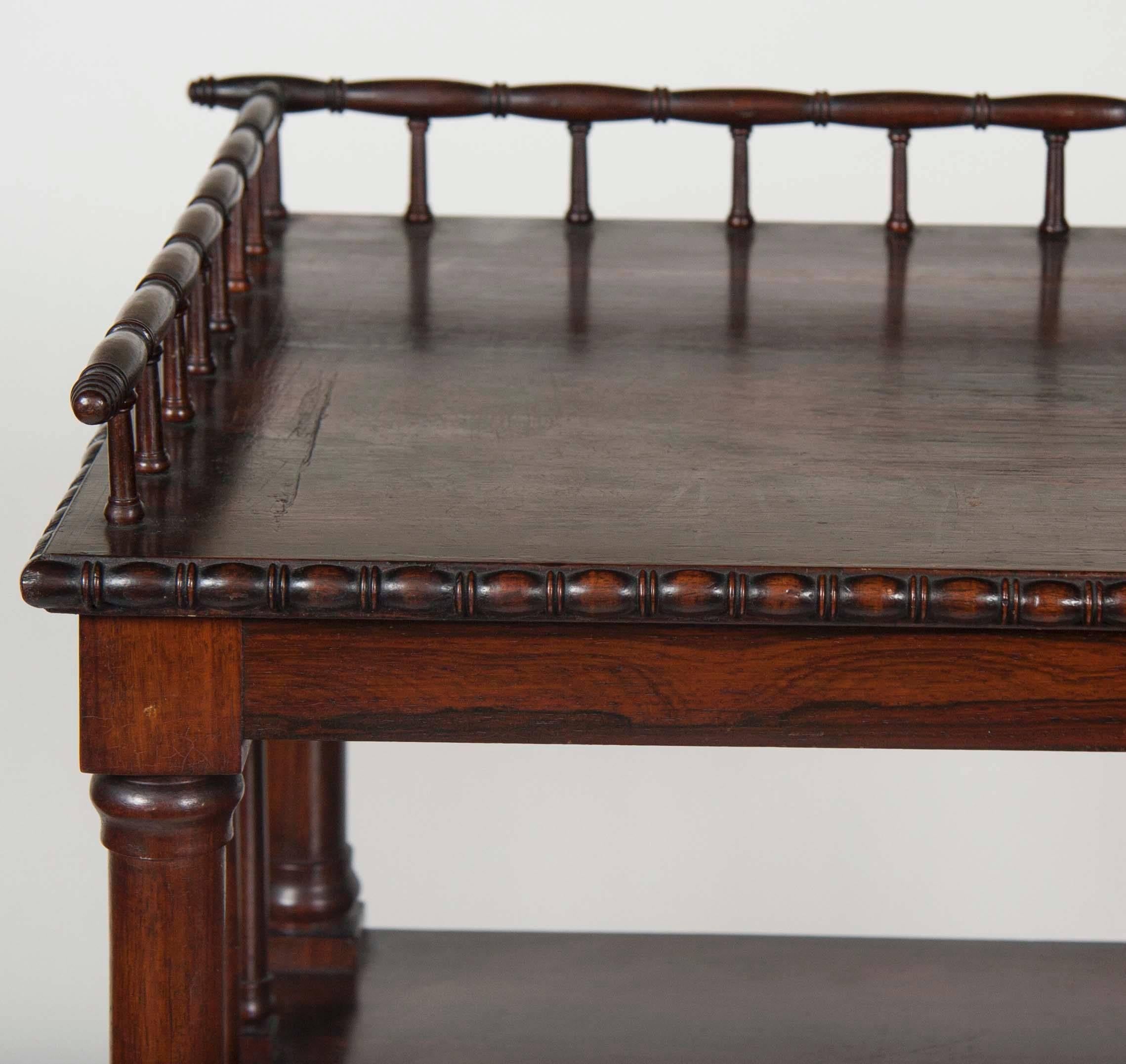  William IV Rosewood Whatnot/ Etagere In Good Condition In Essex, MA