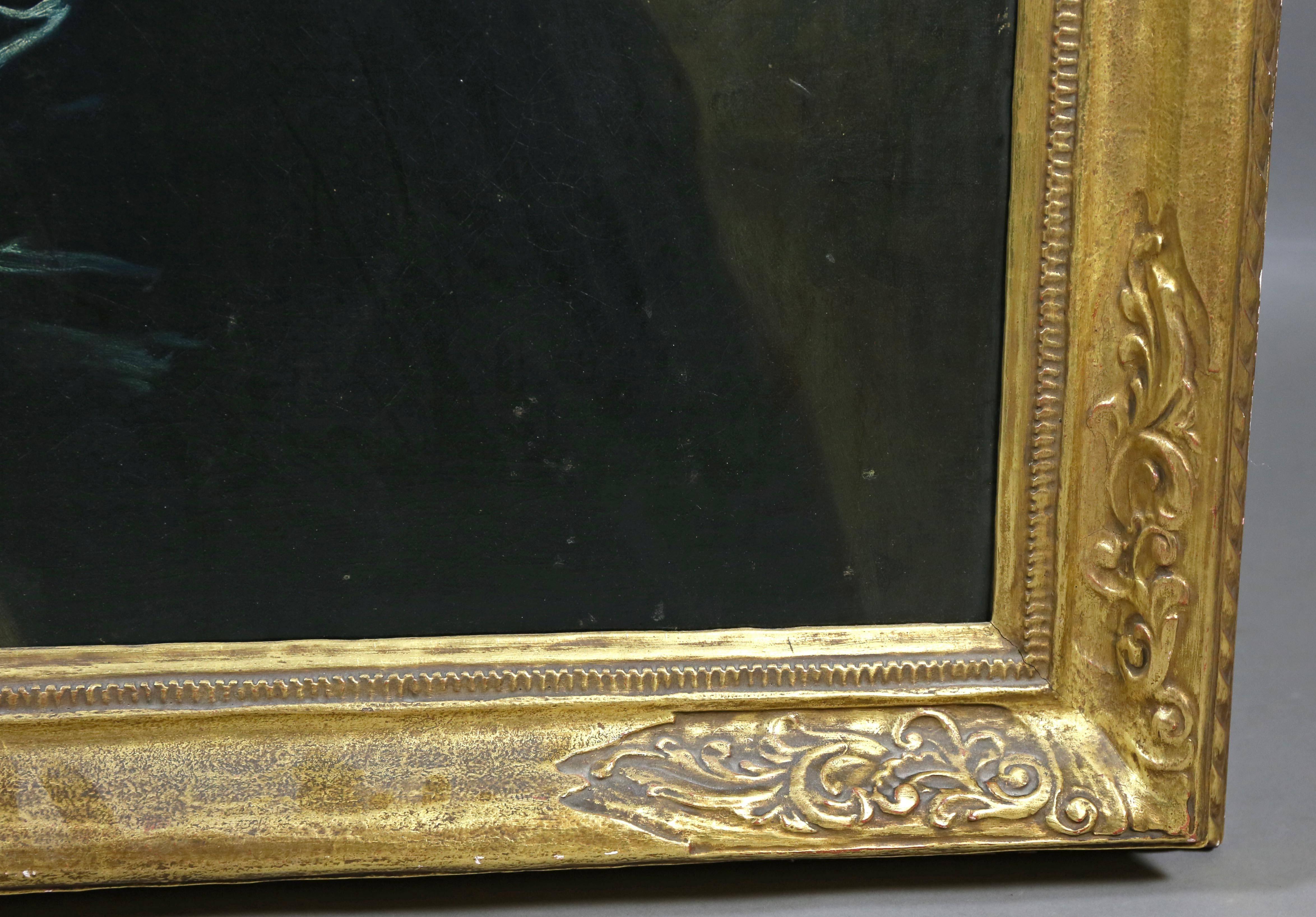 Framed Portrait of Lady Nugent by Thomas Hudson with Carrig Rohane Frame 1
