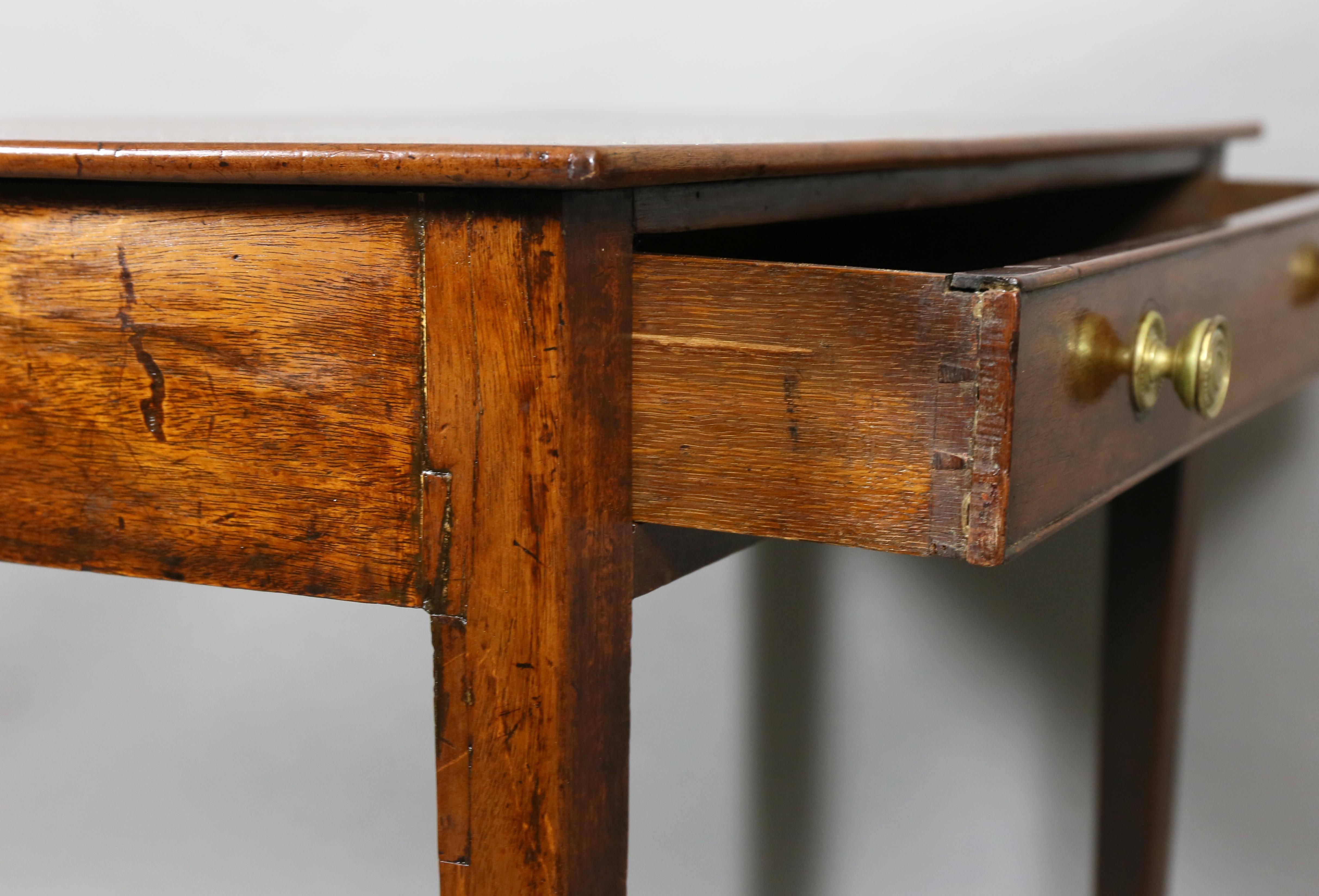 George III Mahogany Side Table 1