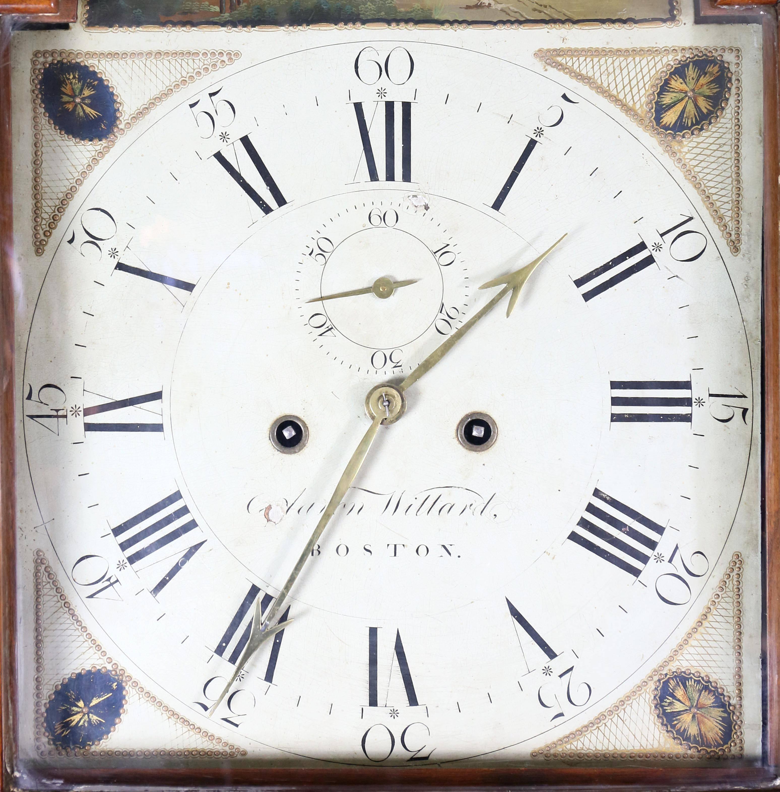 aaron willard grandfather clock