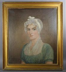 Pair of American Primitive Portraits