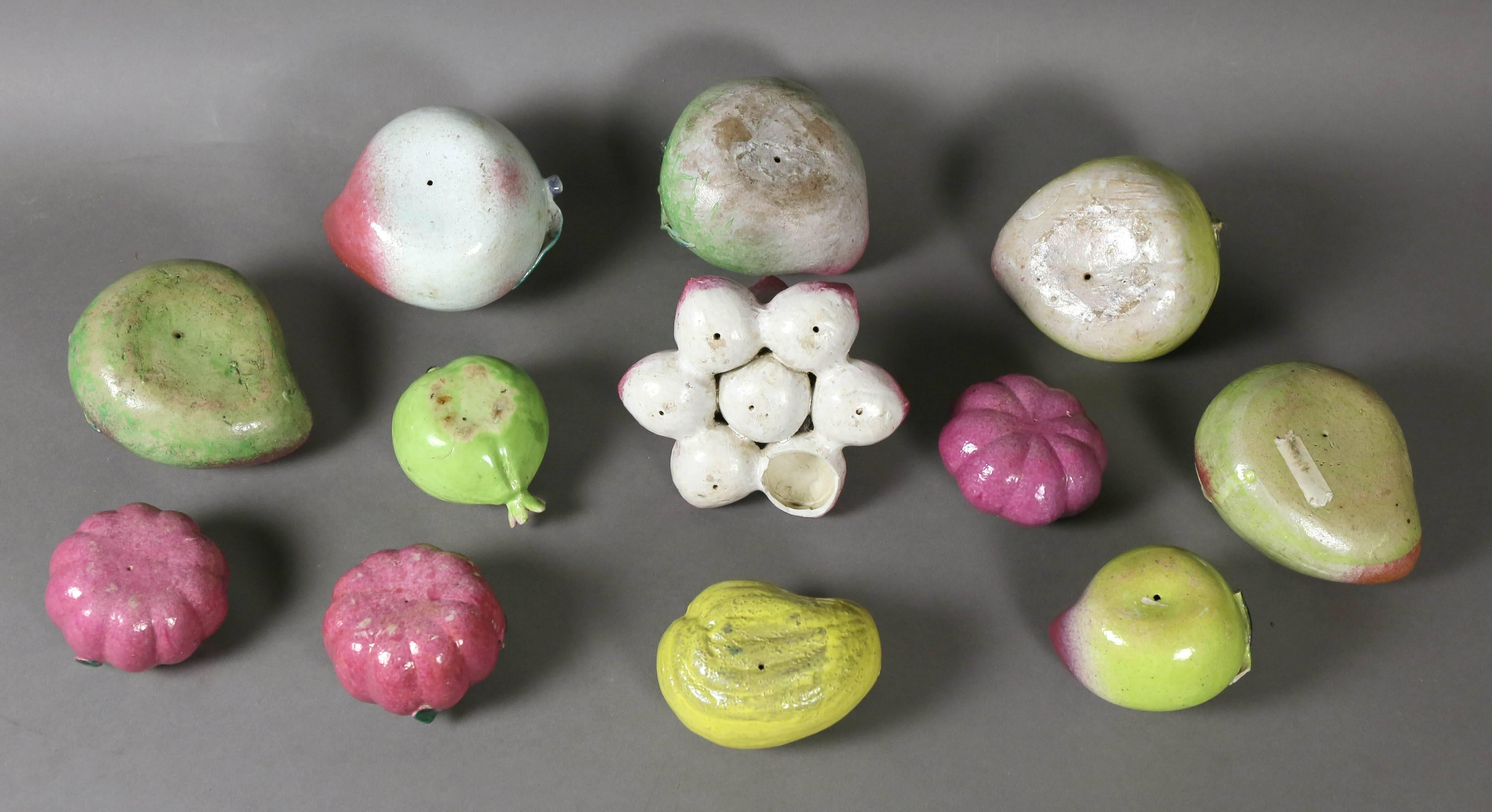 Collection of 12 Pieces of Chinese Porcelain Altar Fruit 4
