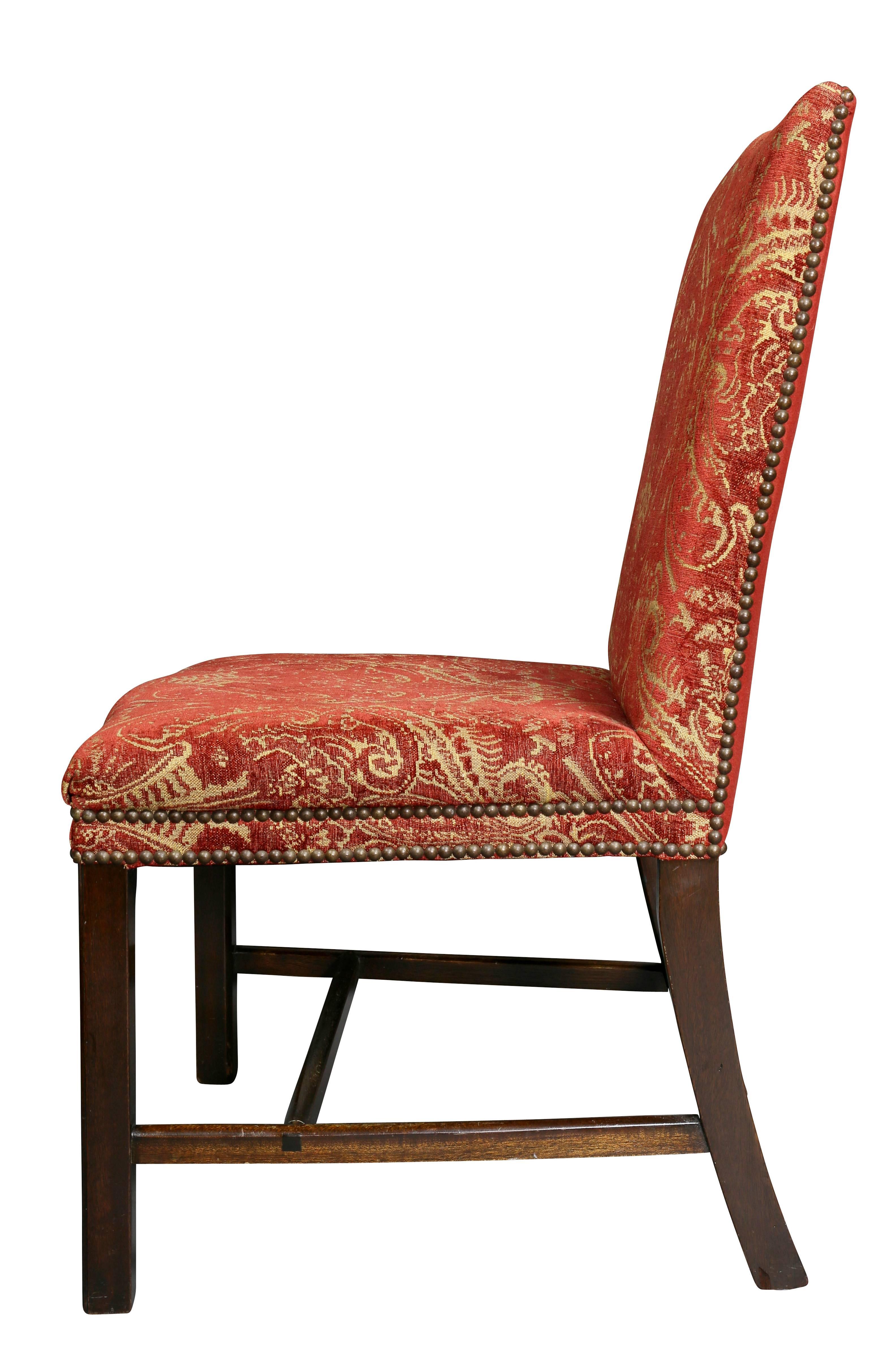 Set of 12 George III Style Mahogany Dining Chairs 2