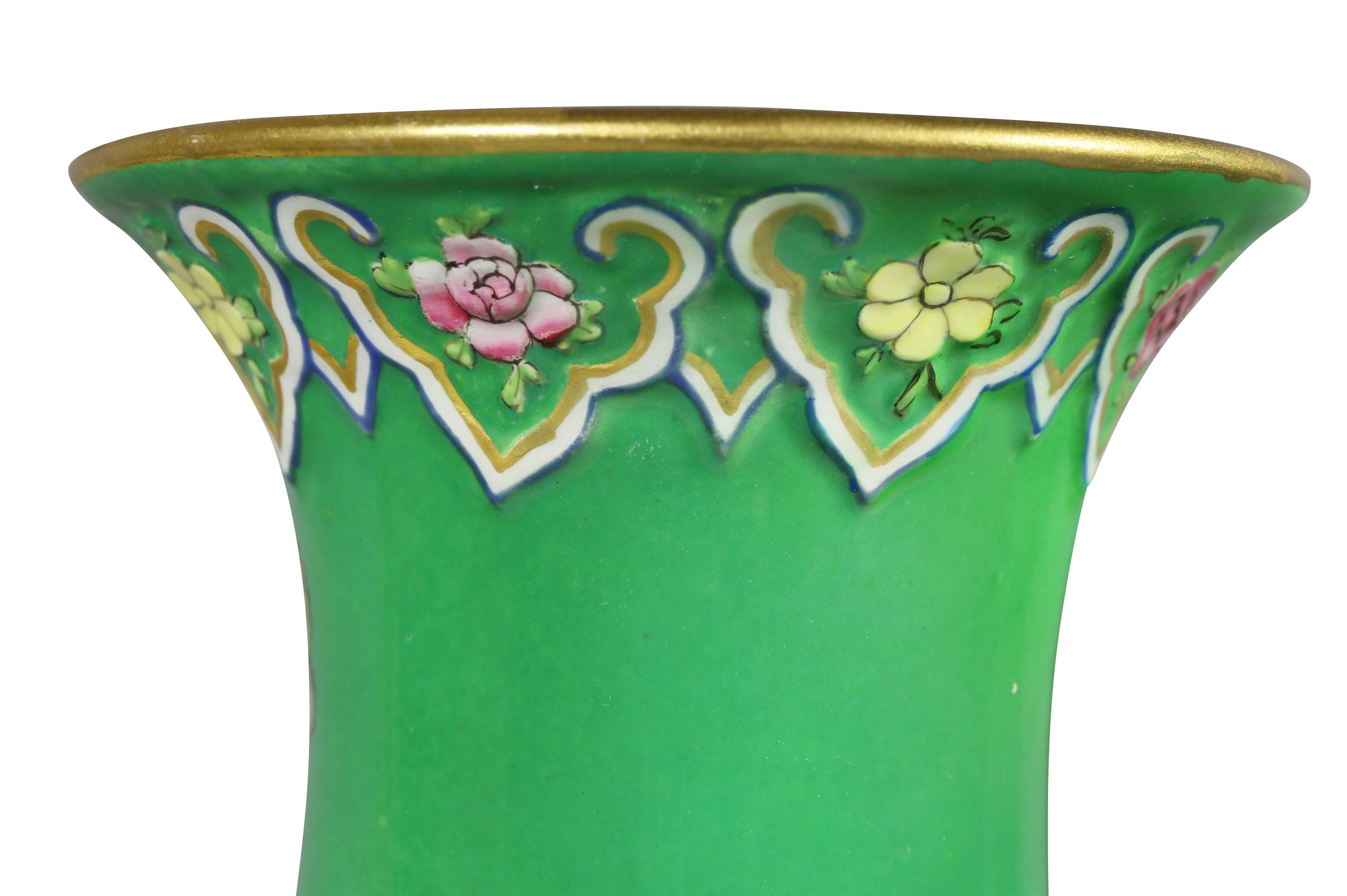 Late 19th Century Pair of Paris Porcelain Vases