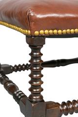 Italian Baroque Walnut Bench