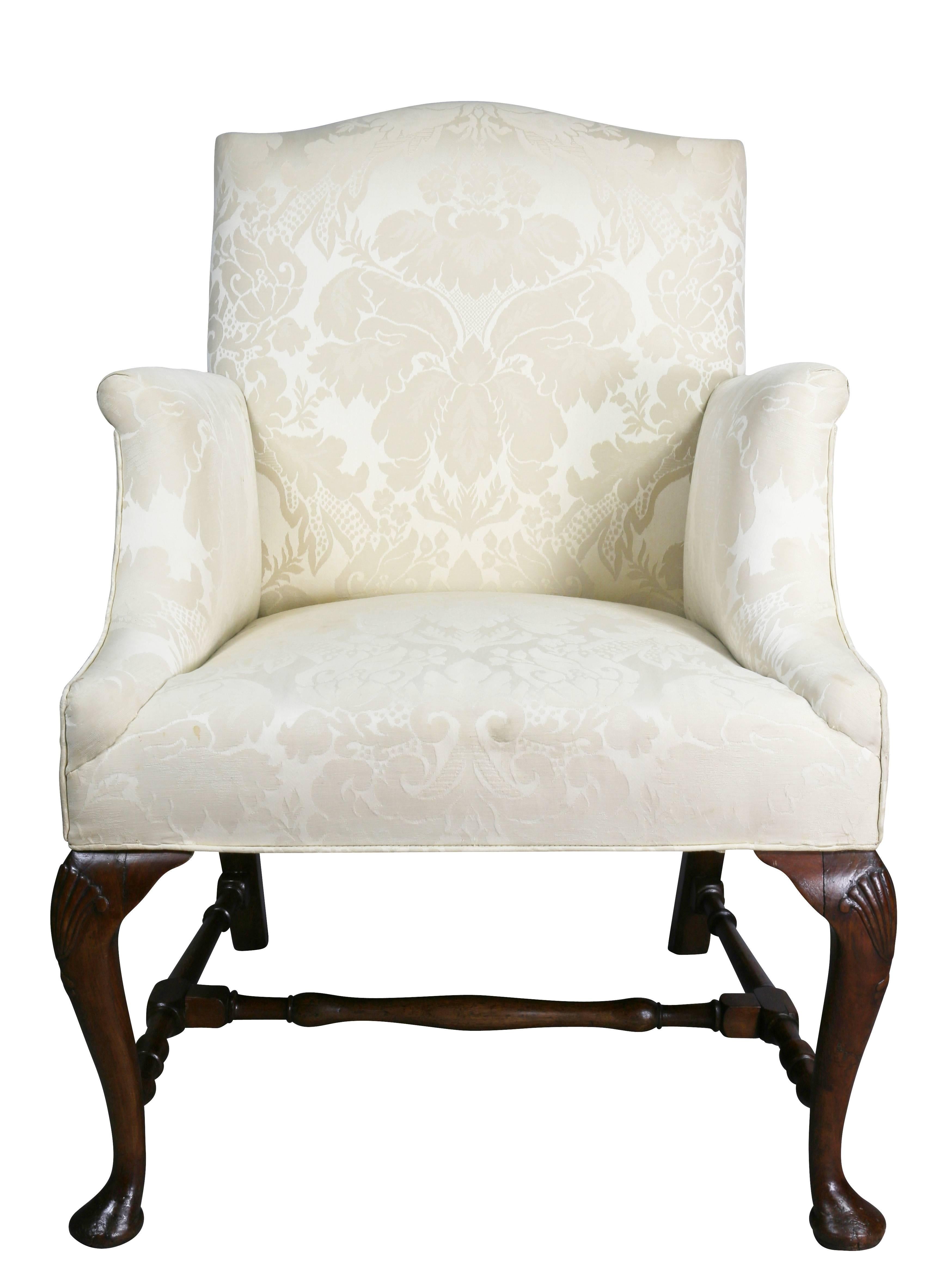 George I Walnut Armchair In Good Condition In Essex, MA