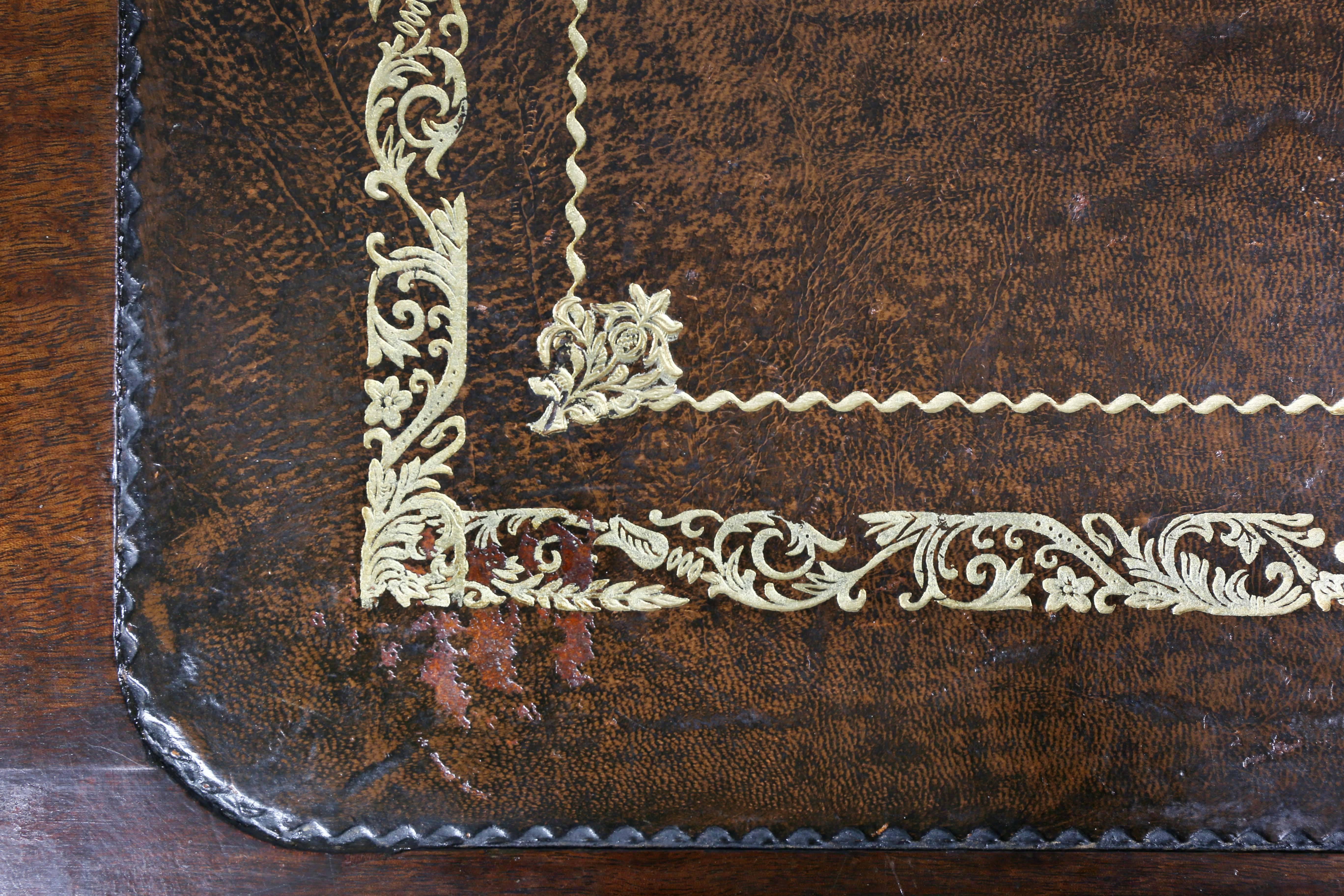 19th Century William IV Mahogany Writing Table or Desk