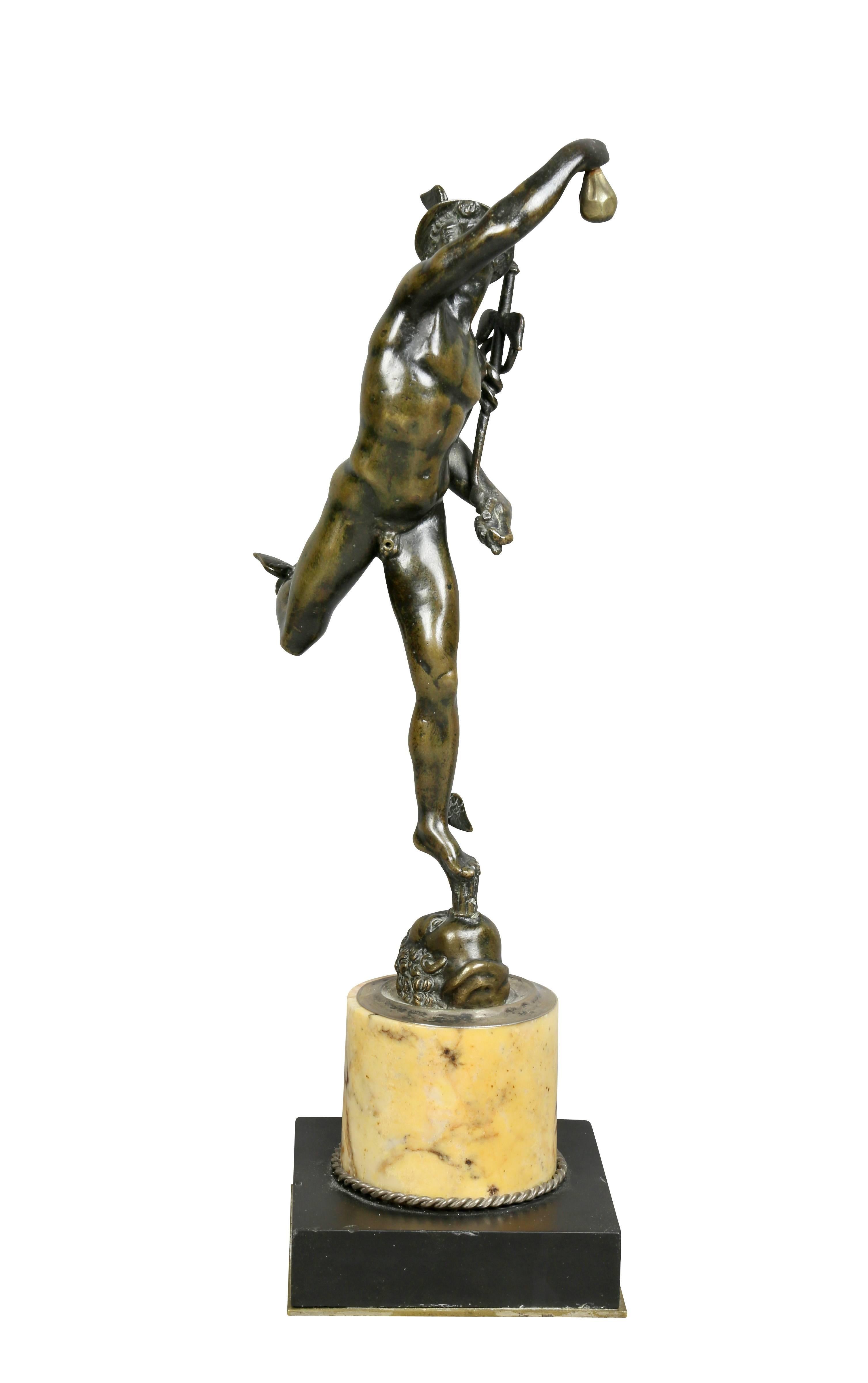 Italian Grand Tour Bronze Figure of Mercury 5