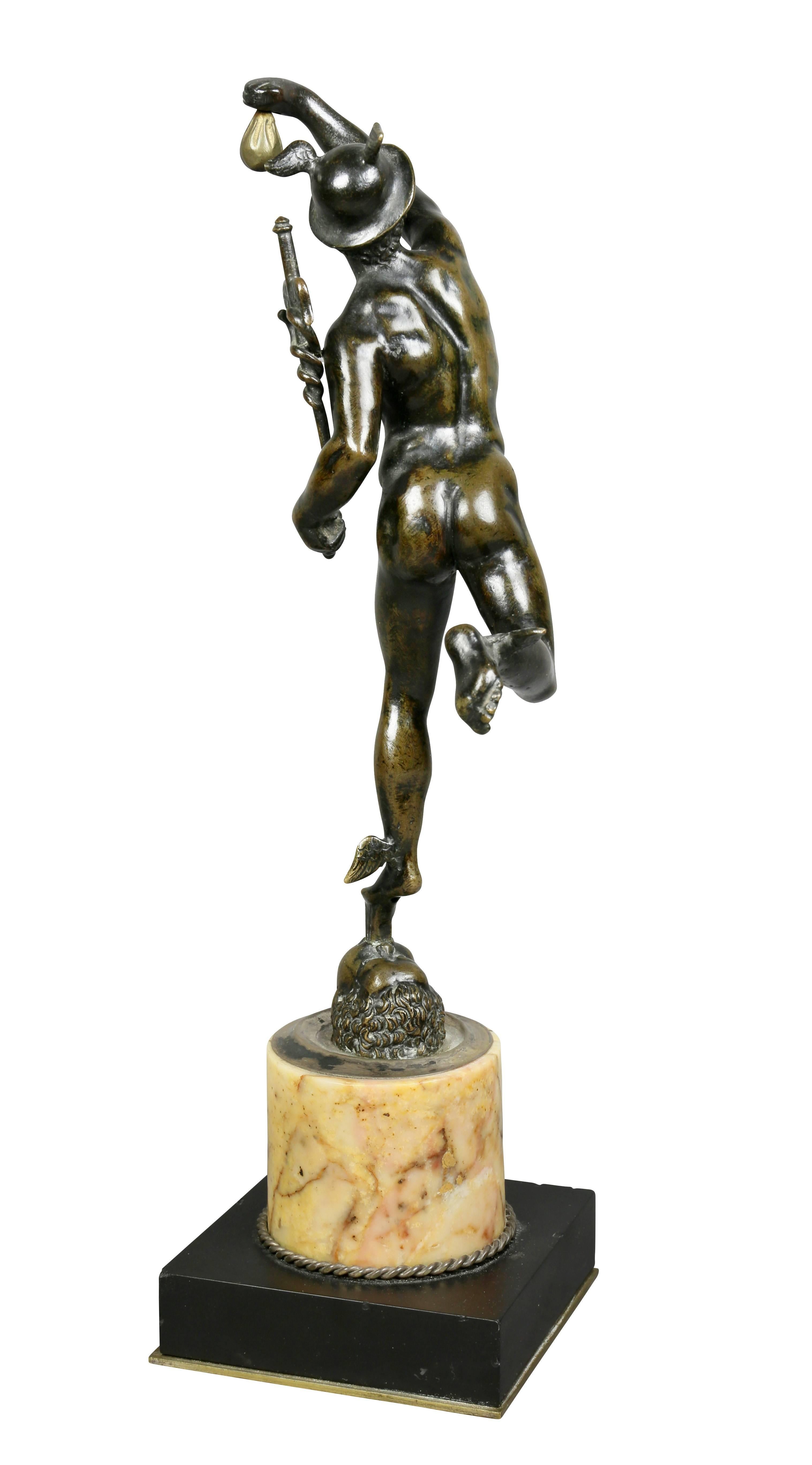 Italian Grand Tour Bronze Figure of Mercury 2