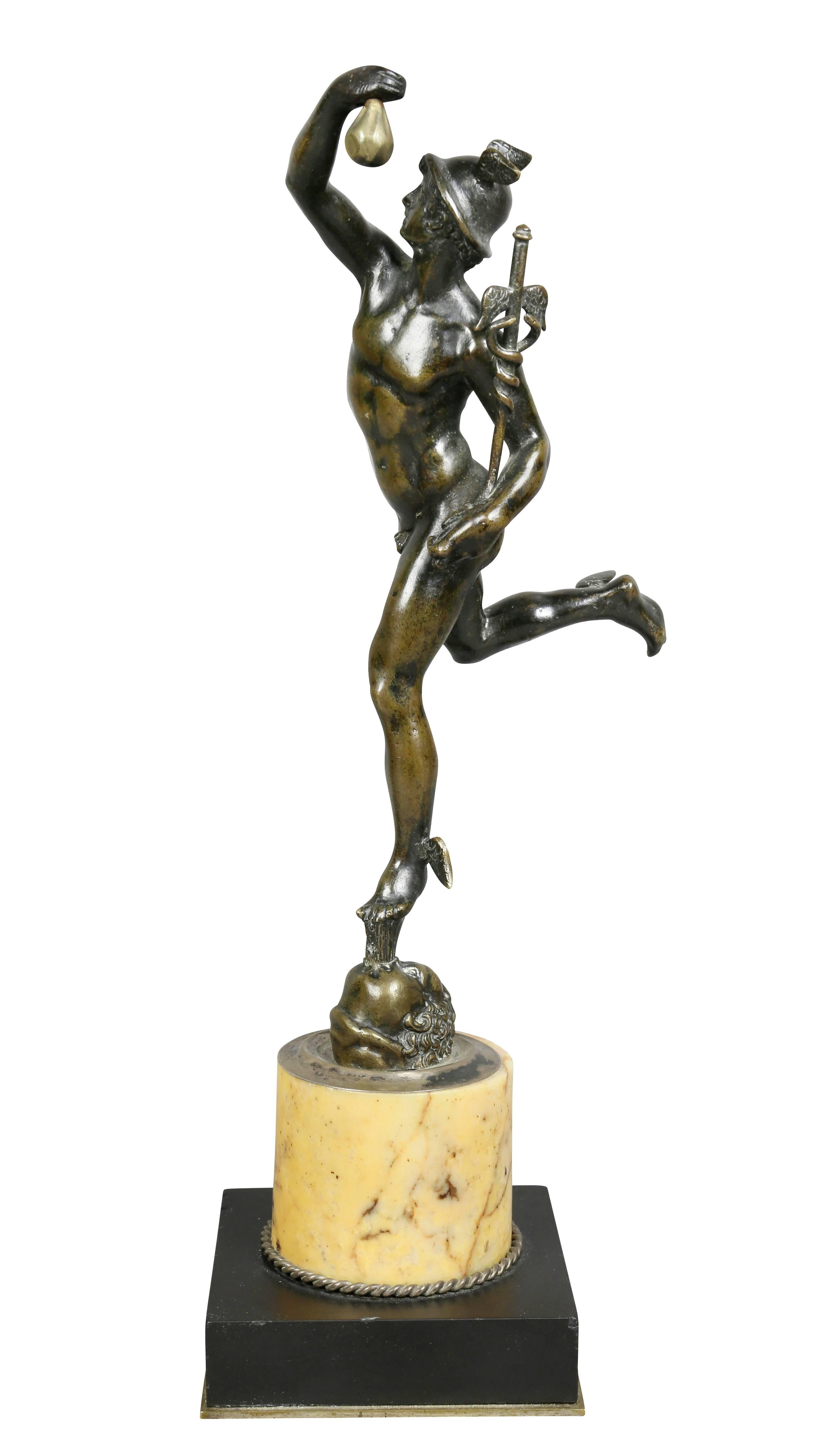 Italian Grand Tour Bronze Figure of Mercury 4